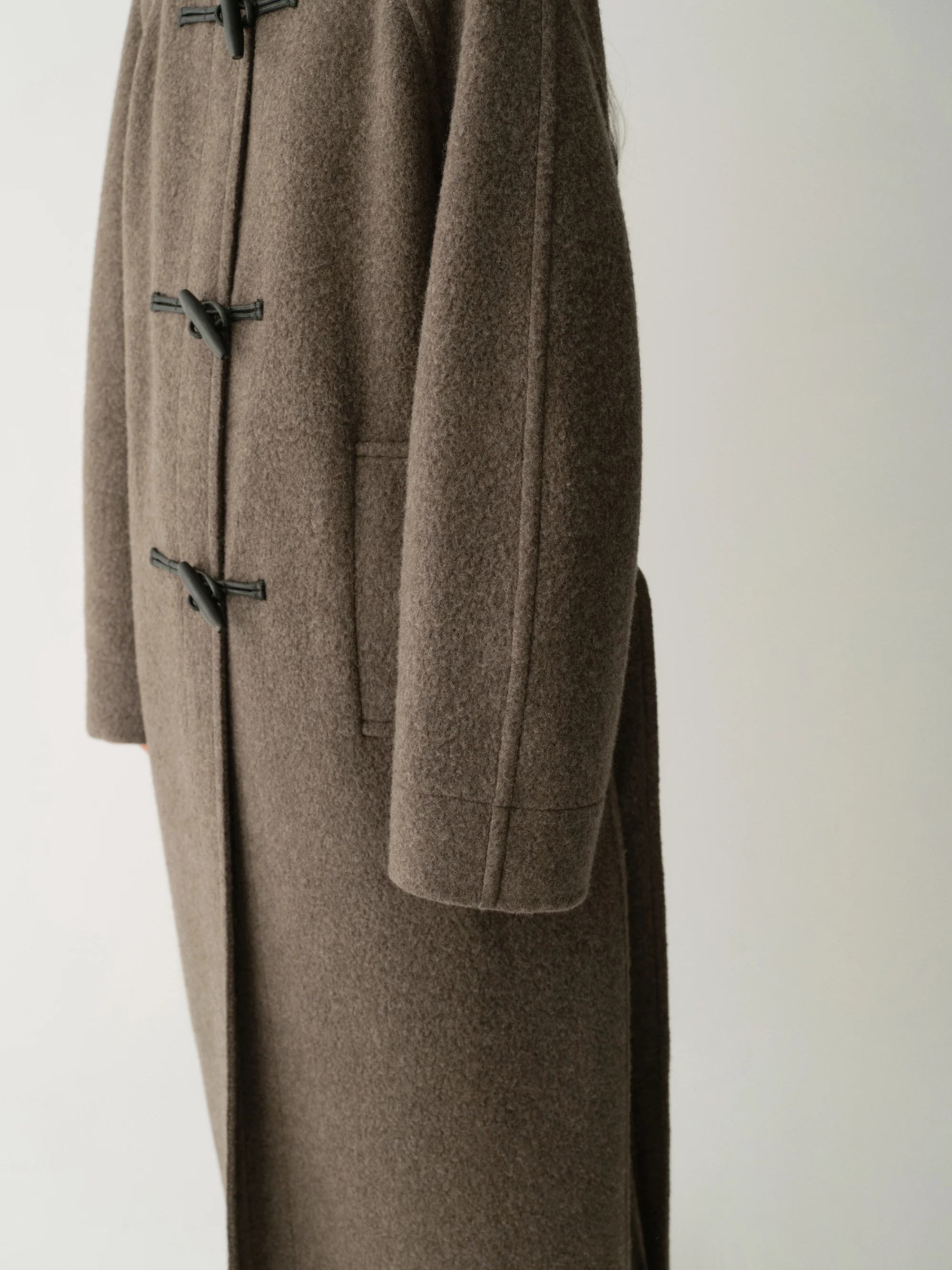 Belted Cashmere Long Coat - Image 12