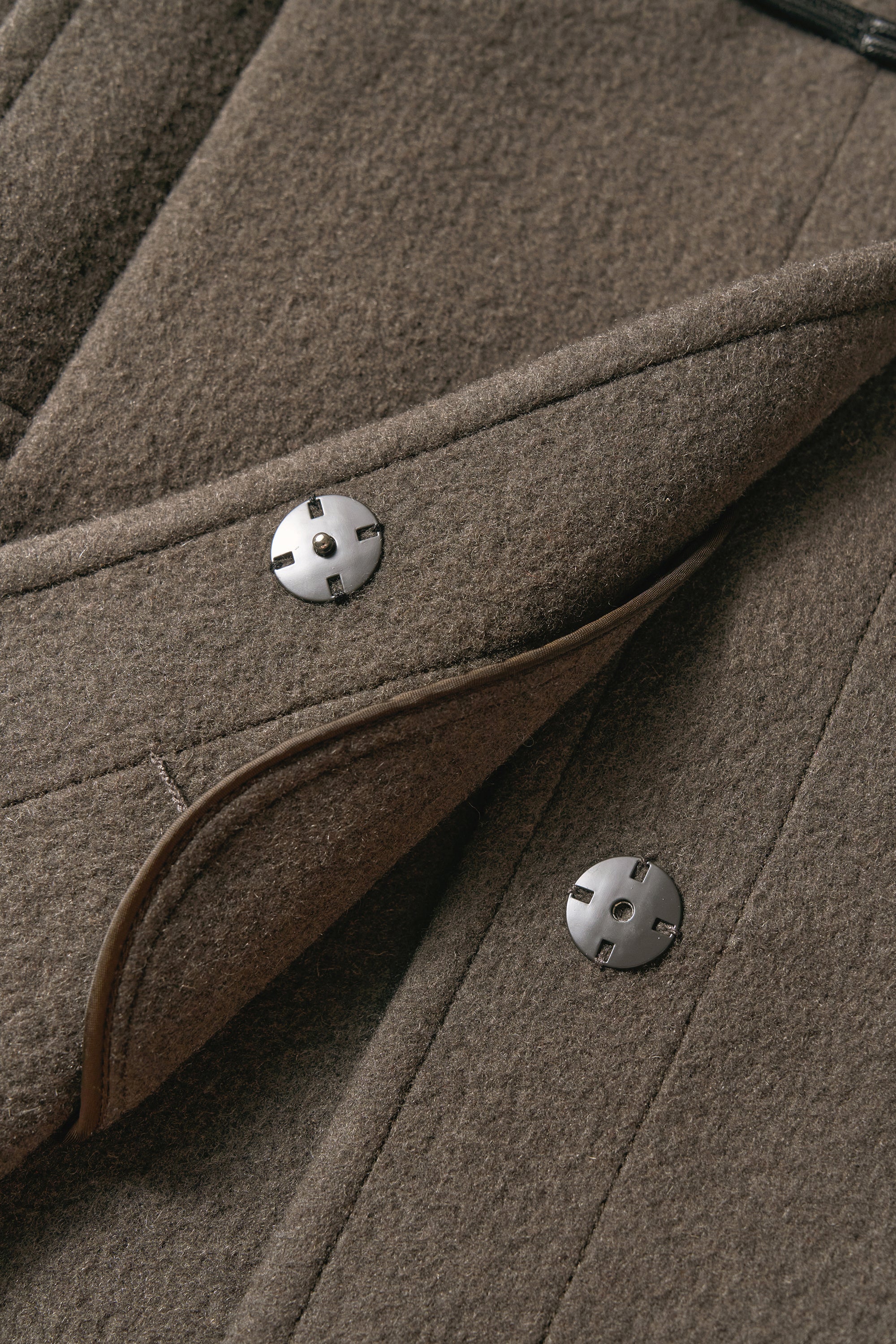 Belted Cashmere Long Coat - Image 15