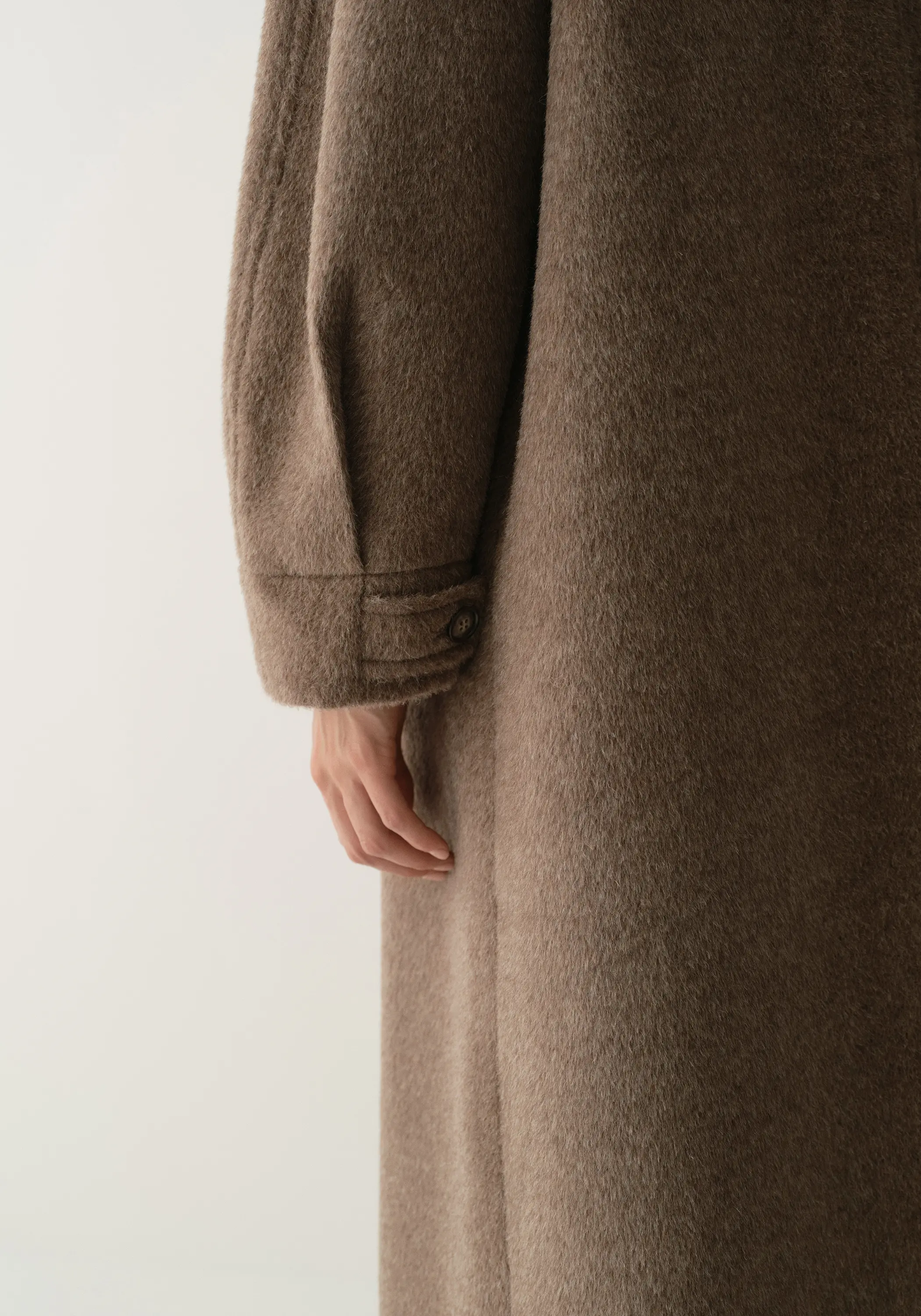 Double-breated Wool Long Coat - Image 11