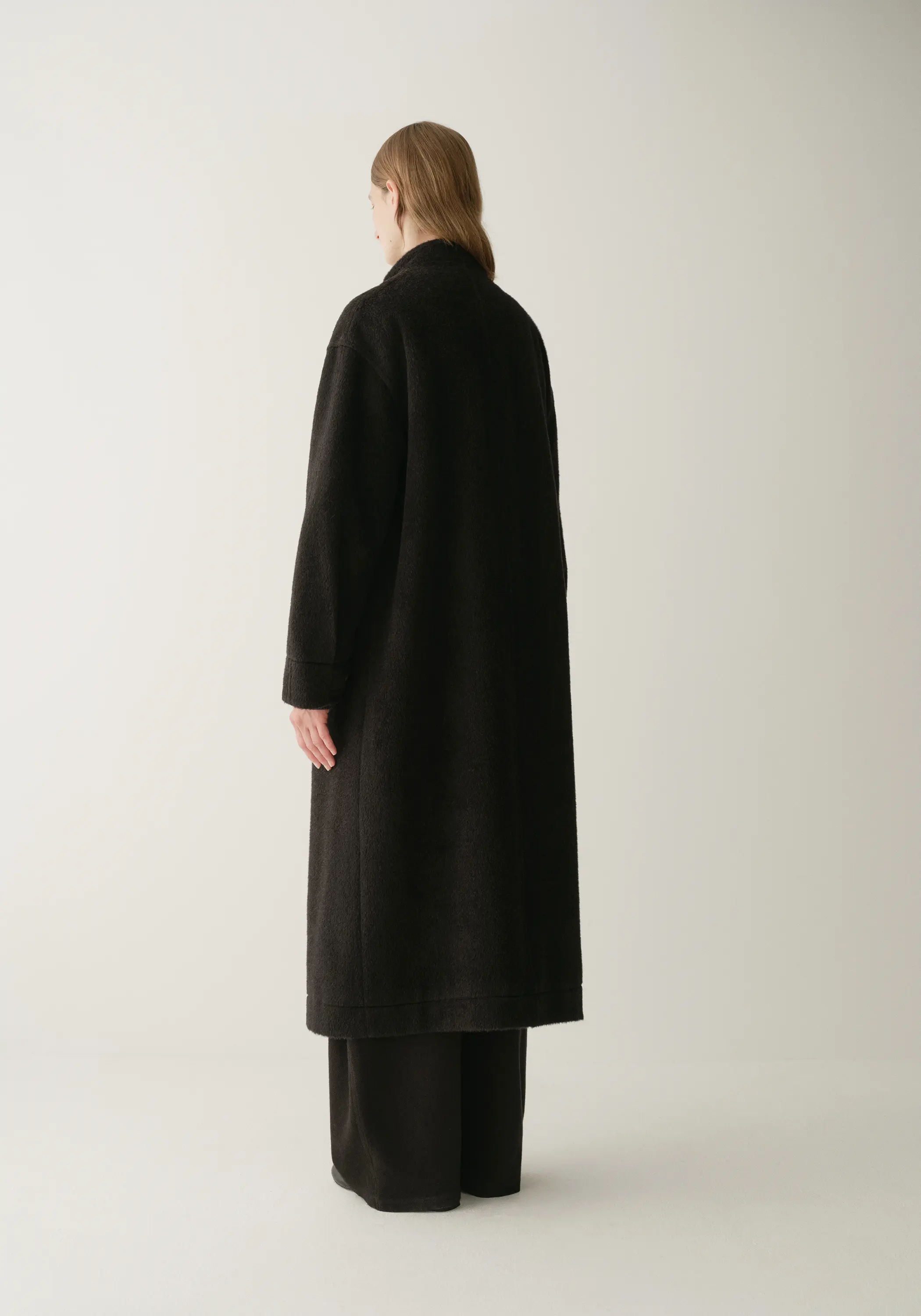 Double-breated Wool Long Coat - Image 18
