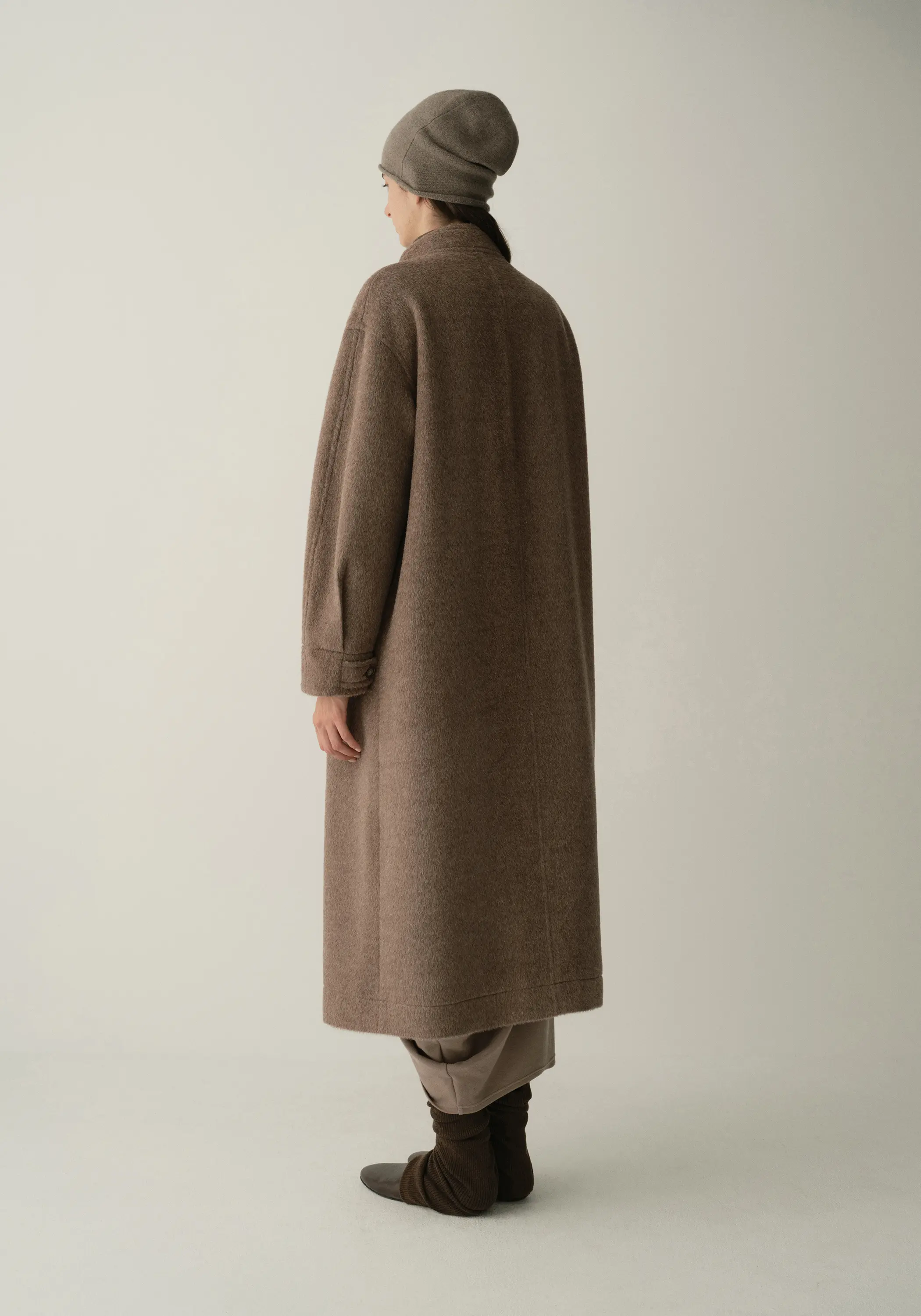 Double-breated Wool Long Coat - Image 5