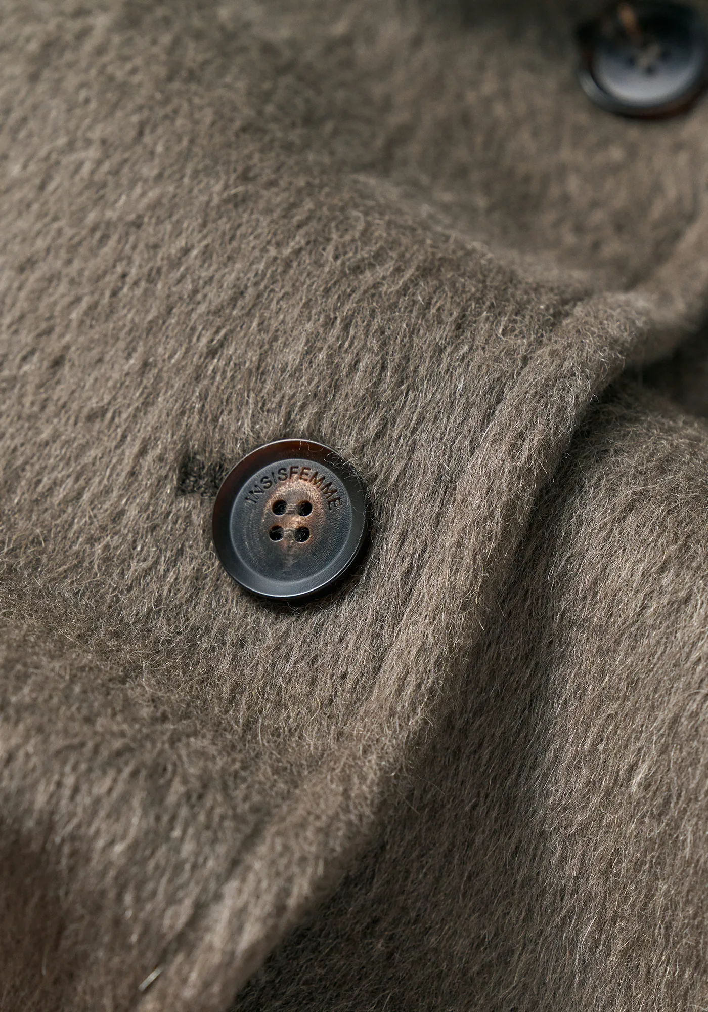 Alpaca Wool Notched Lapel Coat - Image 13