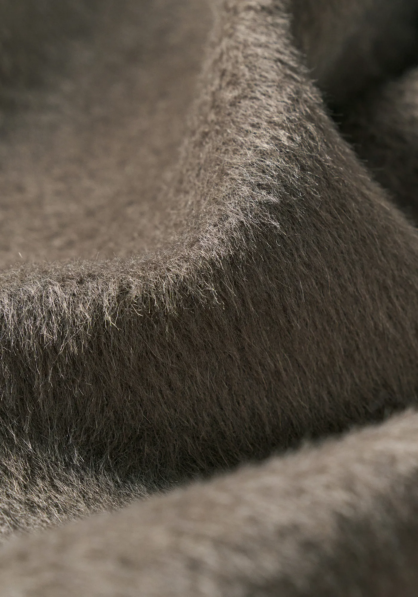 Alpaca Wool Notched Lapel Coat - Image 15