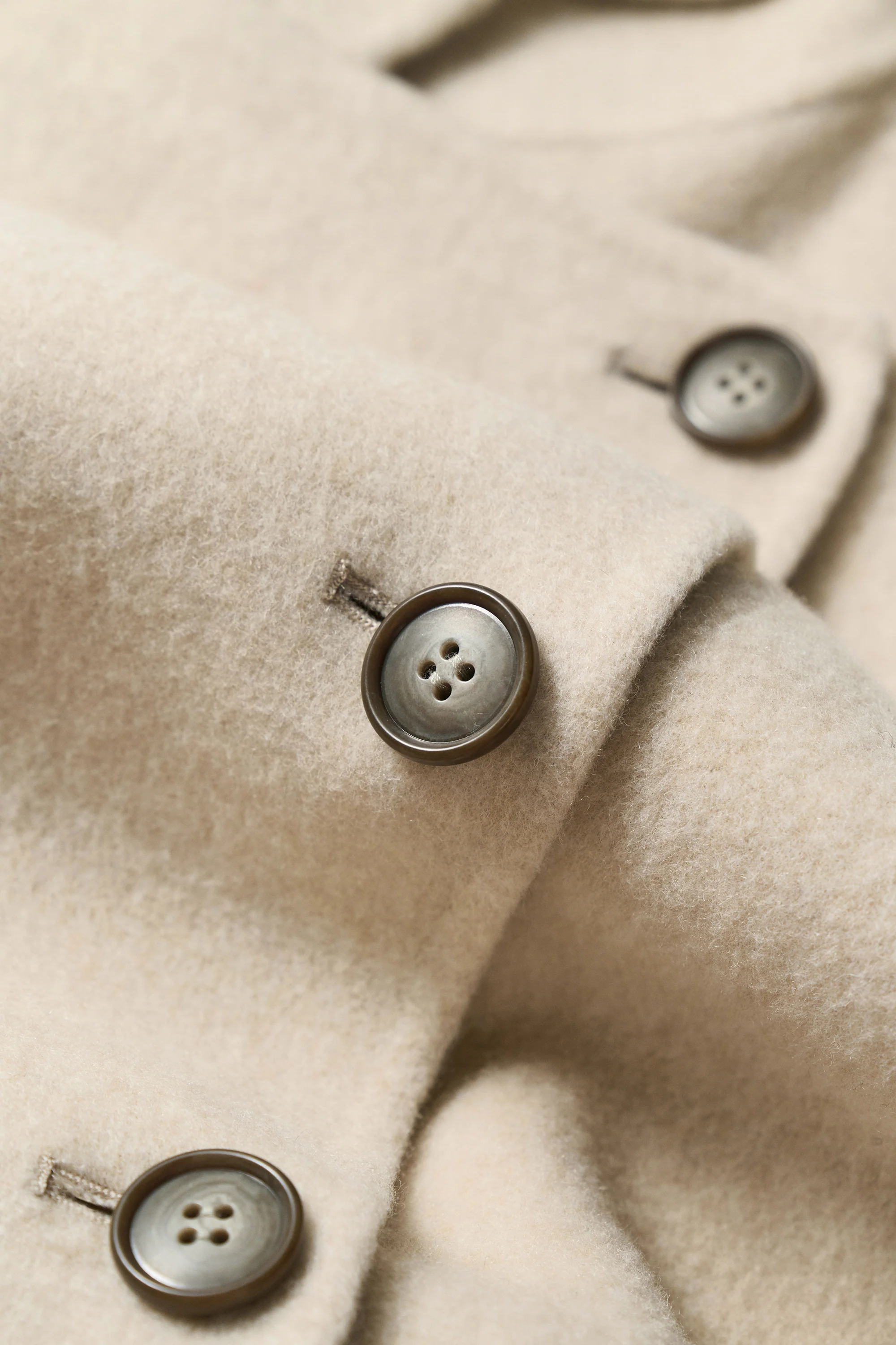Cord-belt Asymmetric Long Coat - Image 12