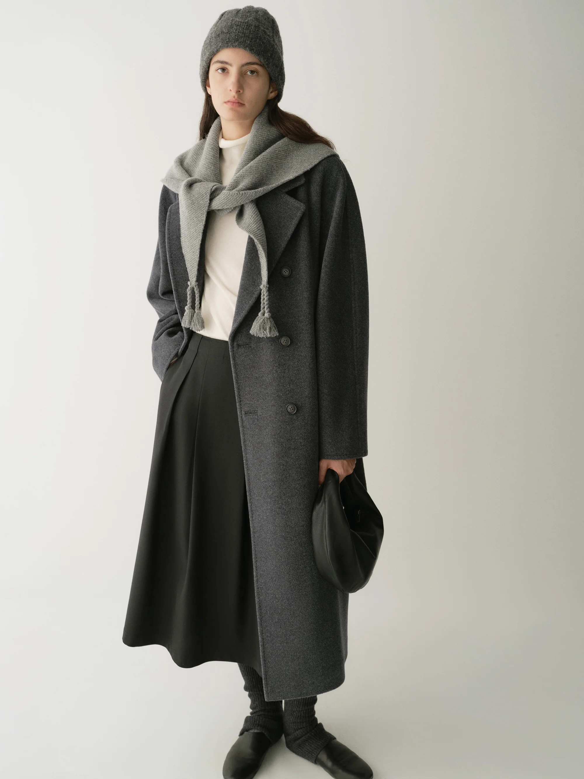 Double-Breasted Italian Wool Coat - Image 15