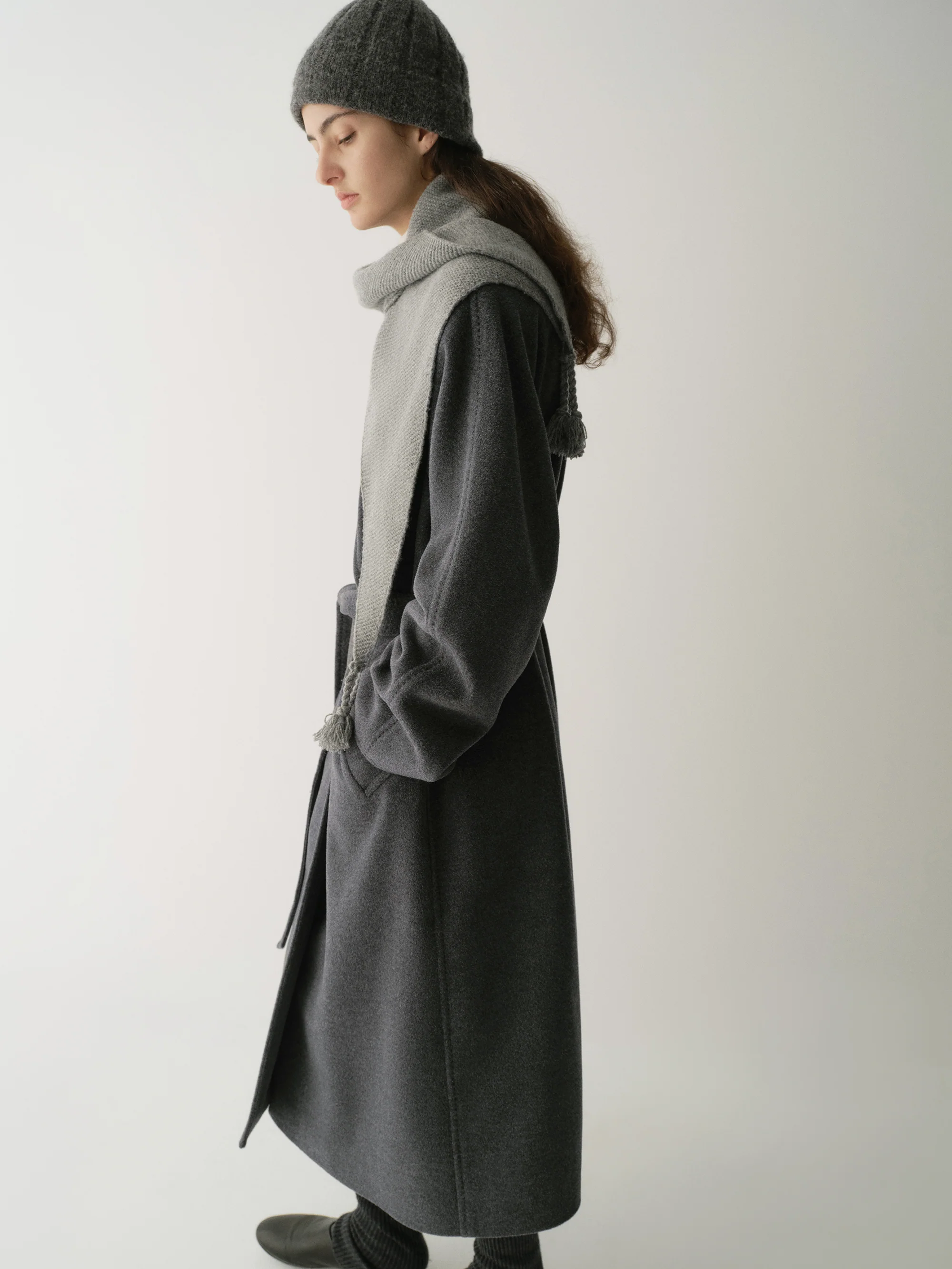 Double-Breasted Italian Wool Coat - Image 17
