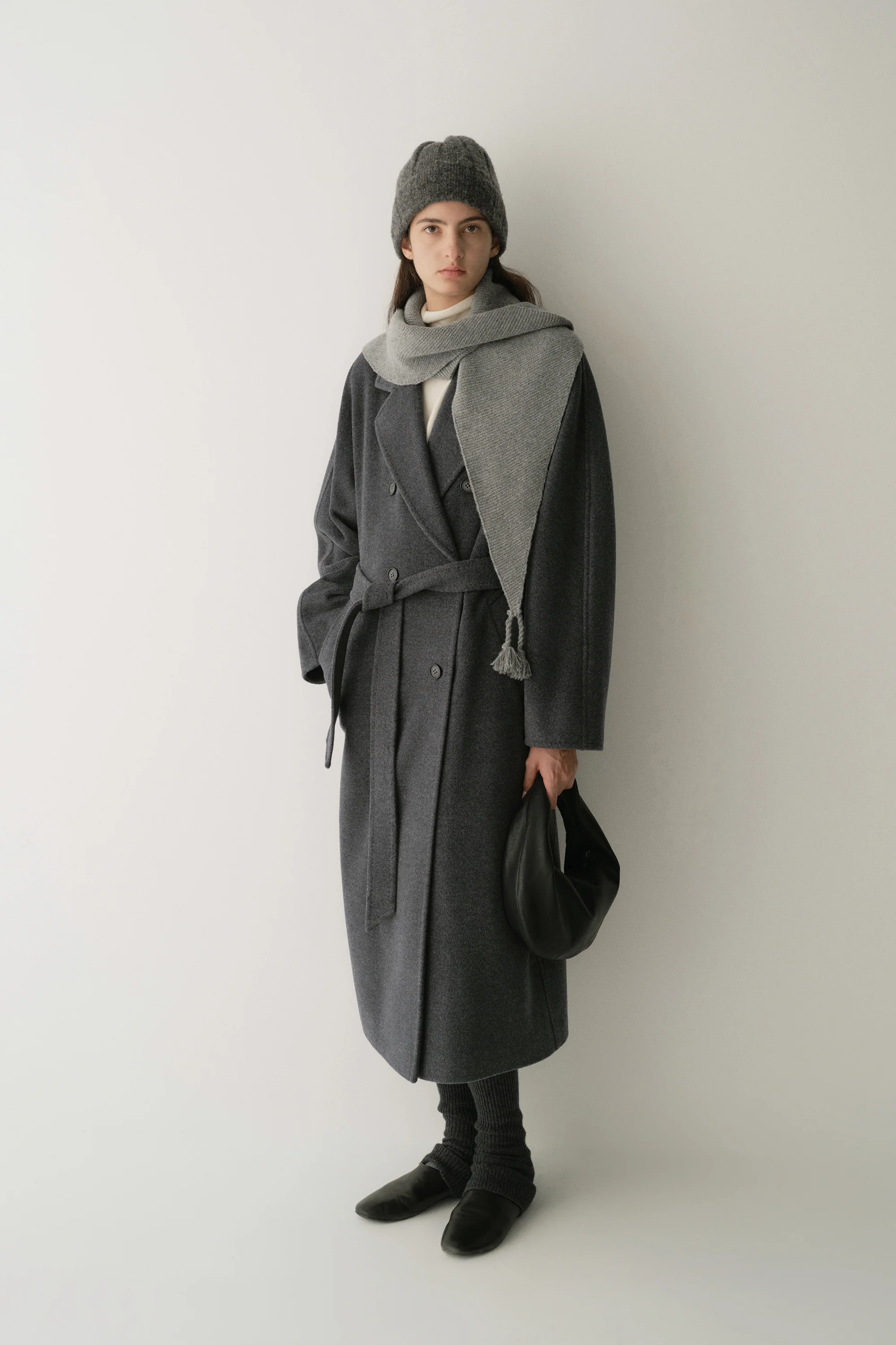 Double-Breasted Italian Wool Coat - Image 3
