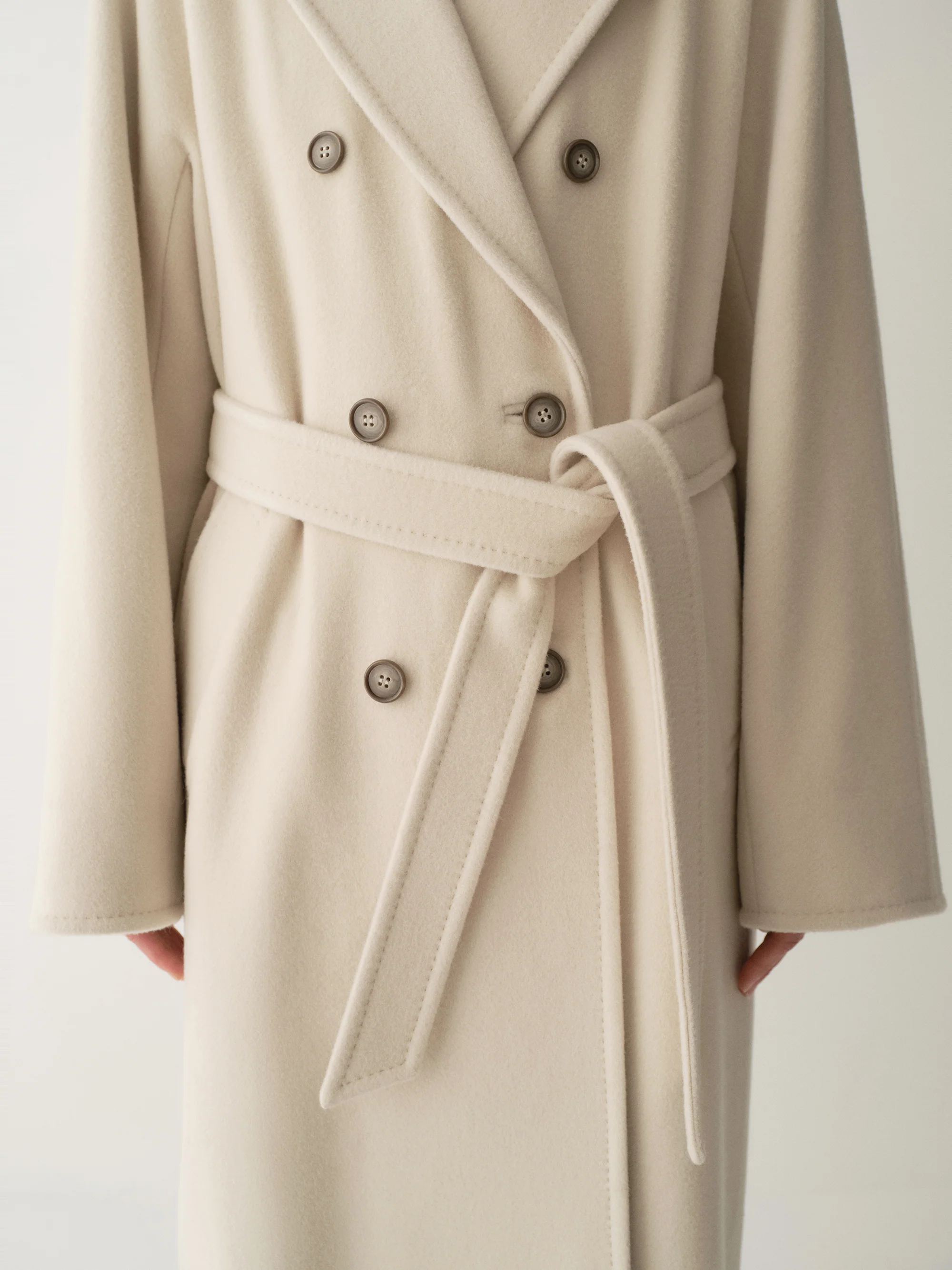 Double-Breasted Italian Wool Coat - Image 8