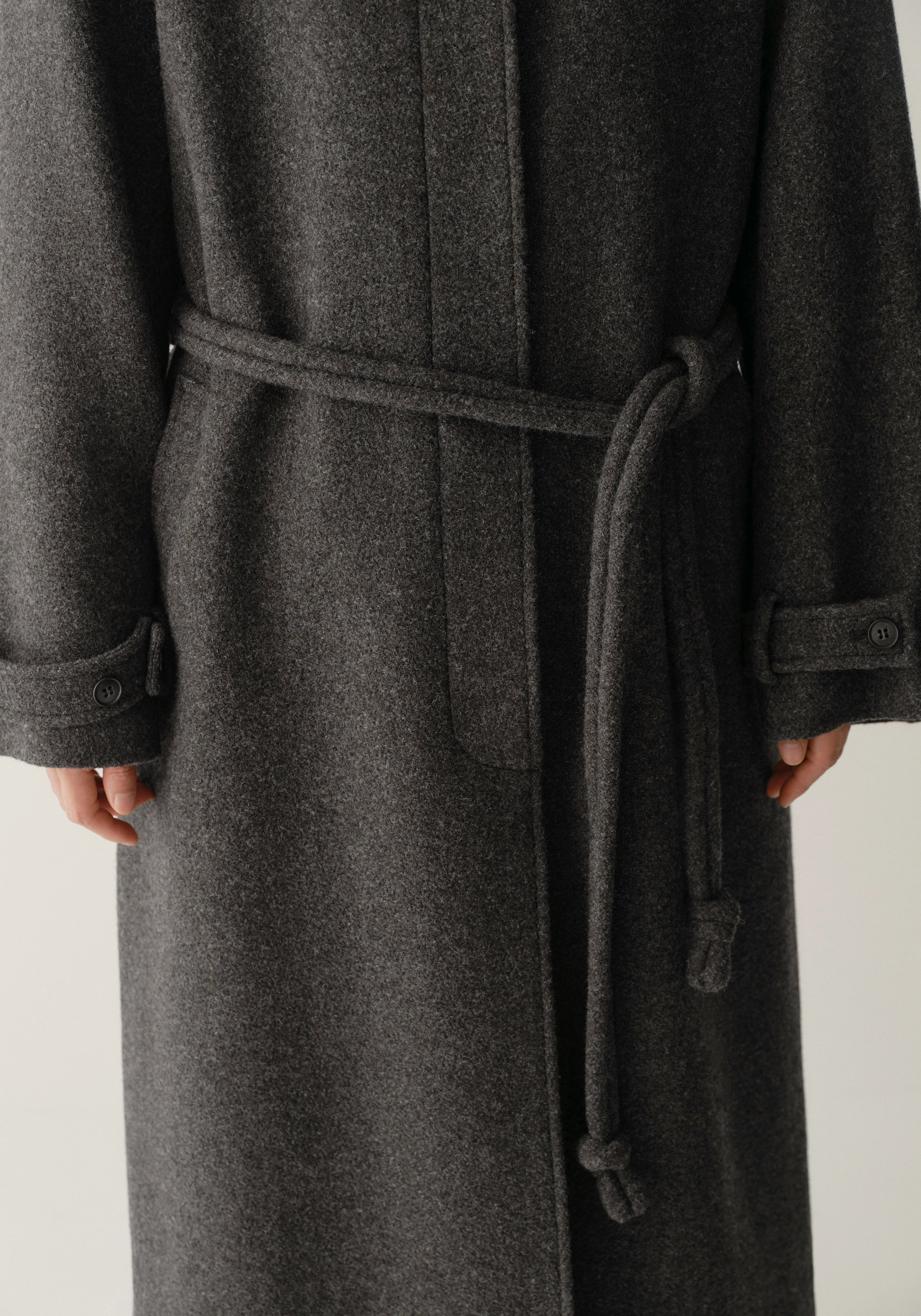 Single-breasted Long Coat - Image 10