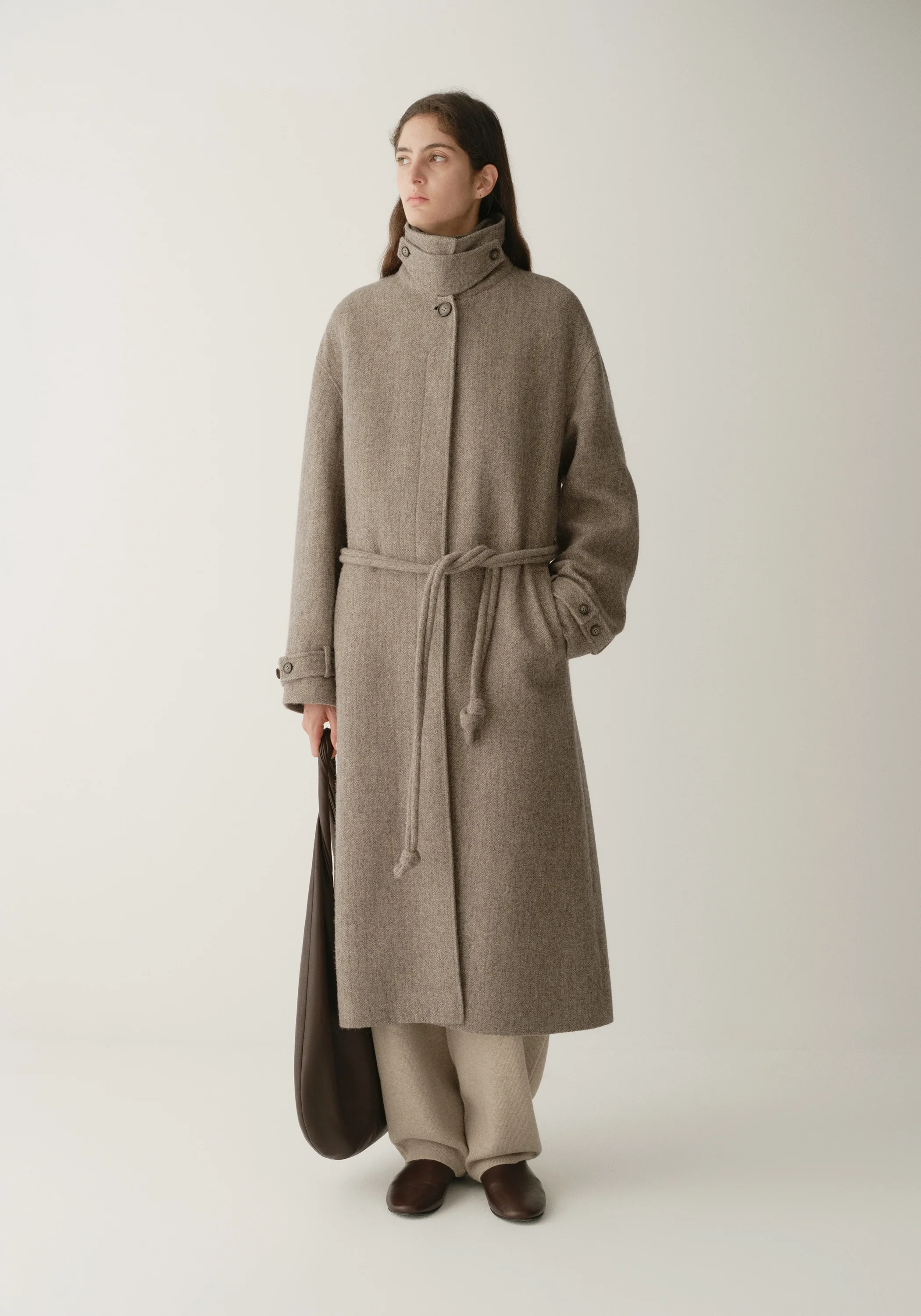 Single-breasted Long Coat - Image 12