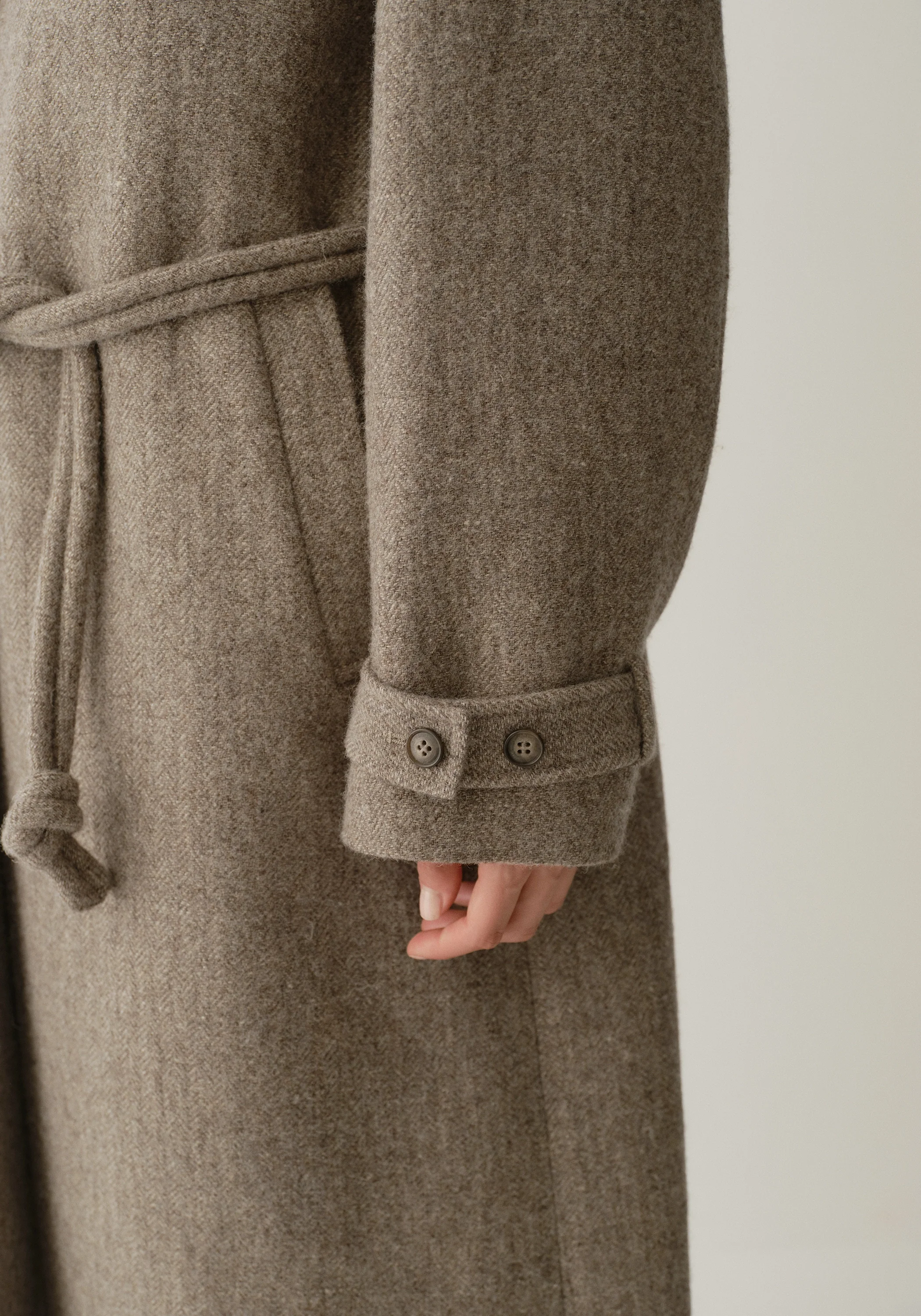 Single-breasted Long Coat - Image 19