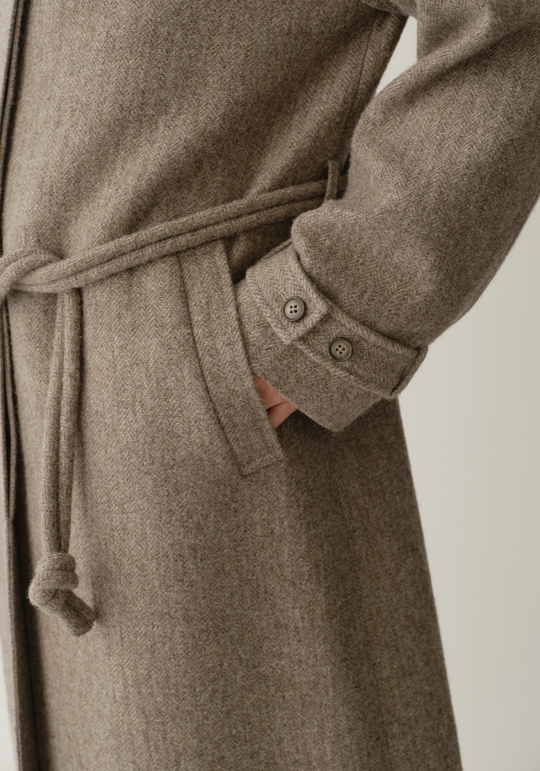 Single-breasted Long Coat - Image 20