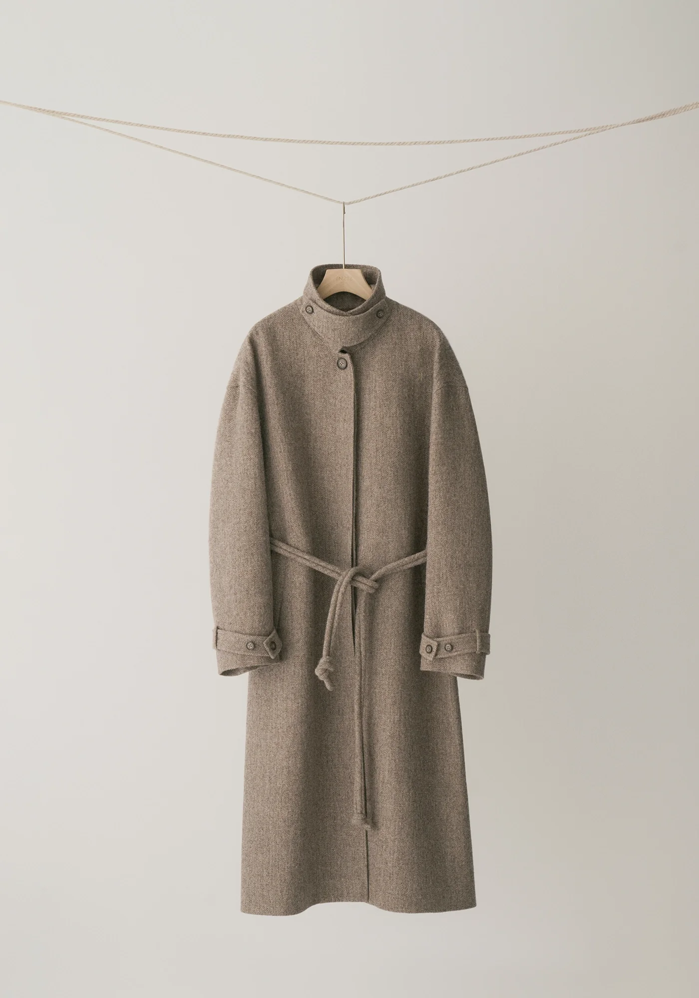 Single-breasted Long Coat - Image 23