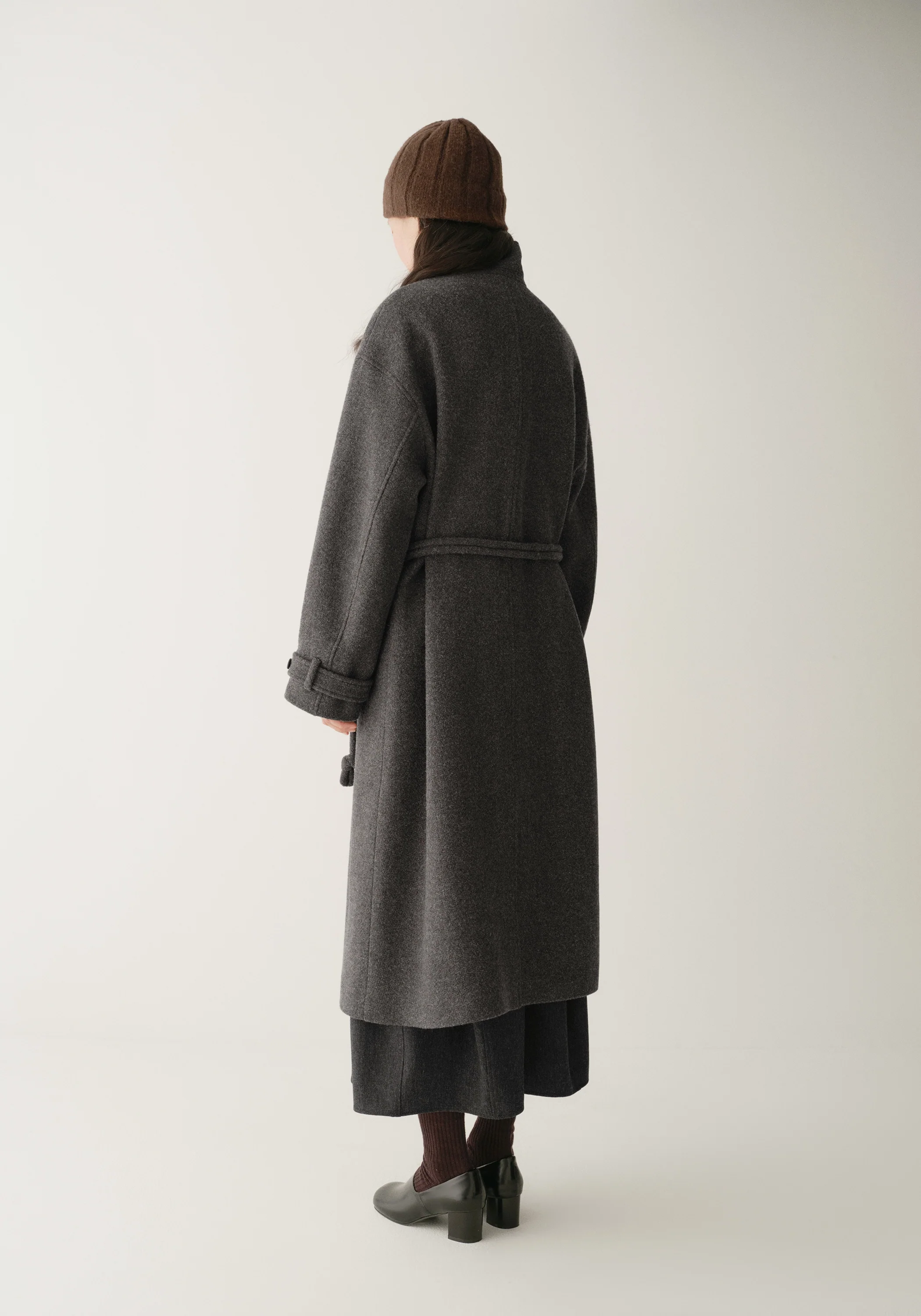 Single-breasted Long Coat - Image 5