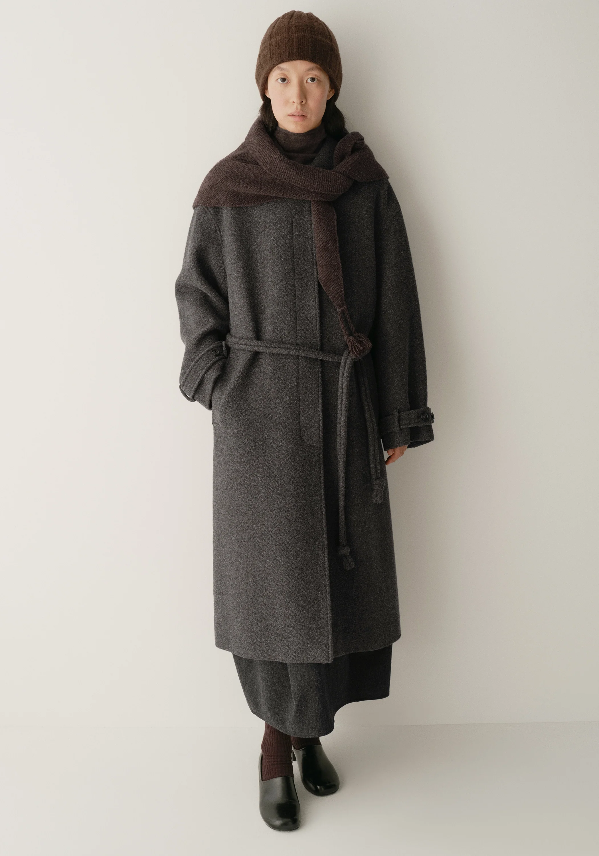 Single-breasted Long Coat - Image 6