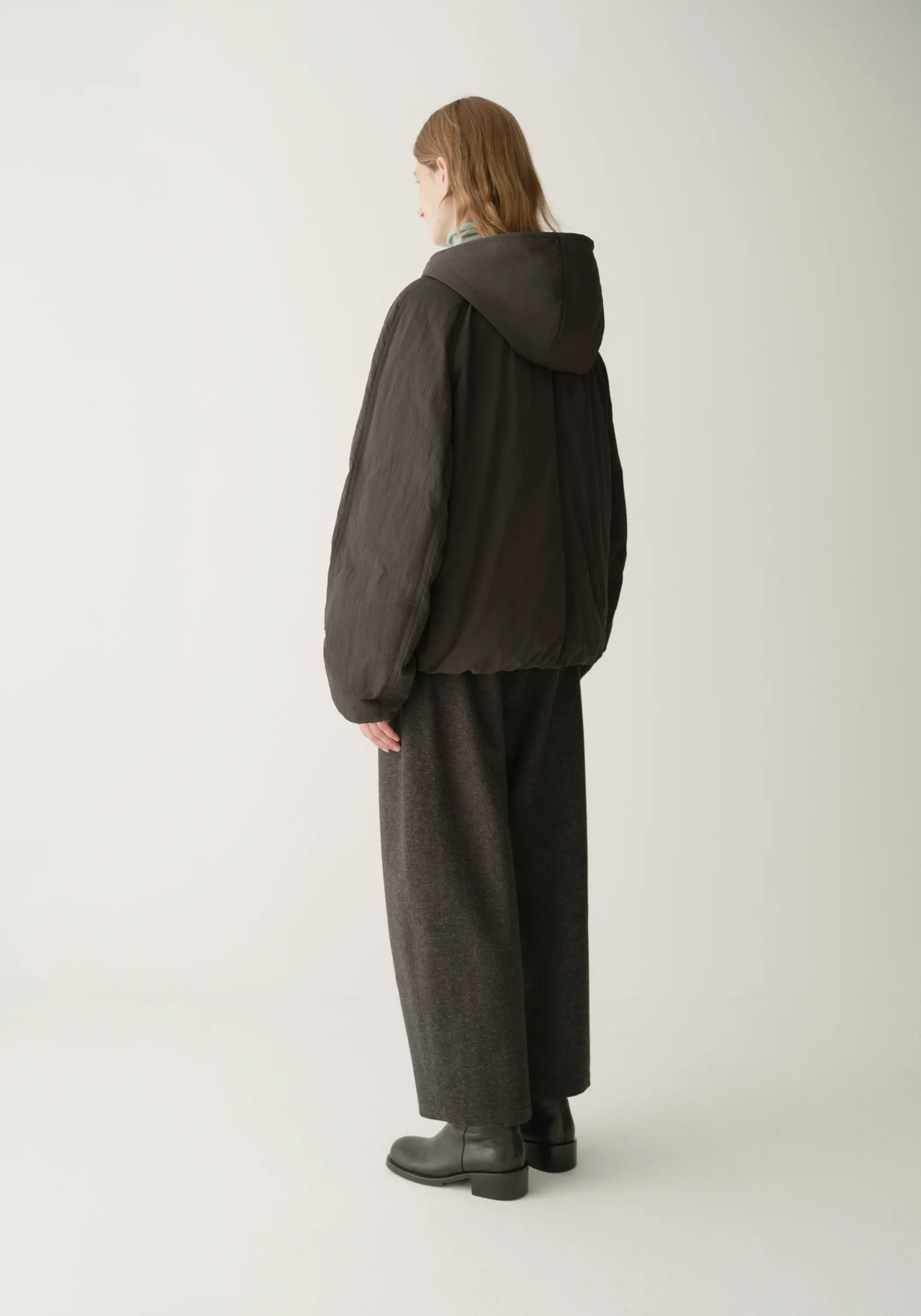 Tie-scarf Down Jacket - Image 21