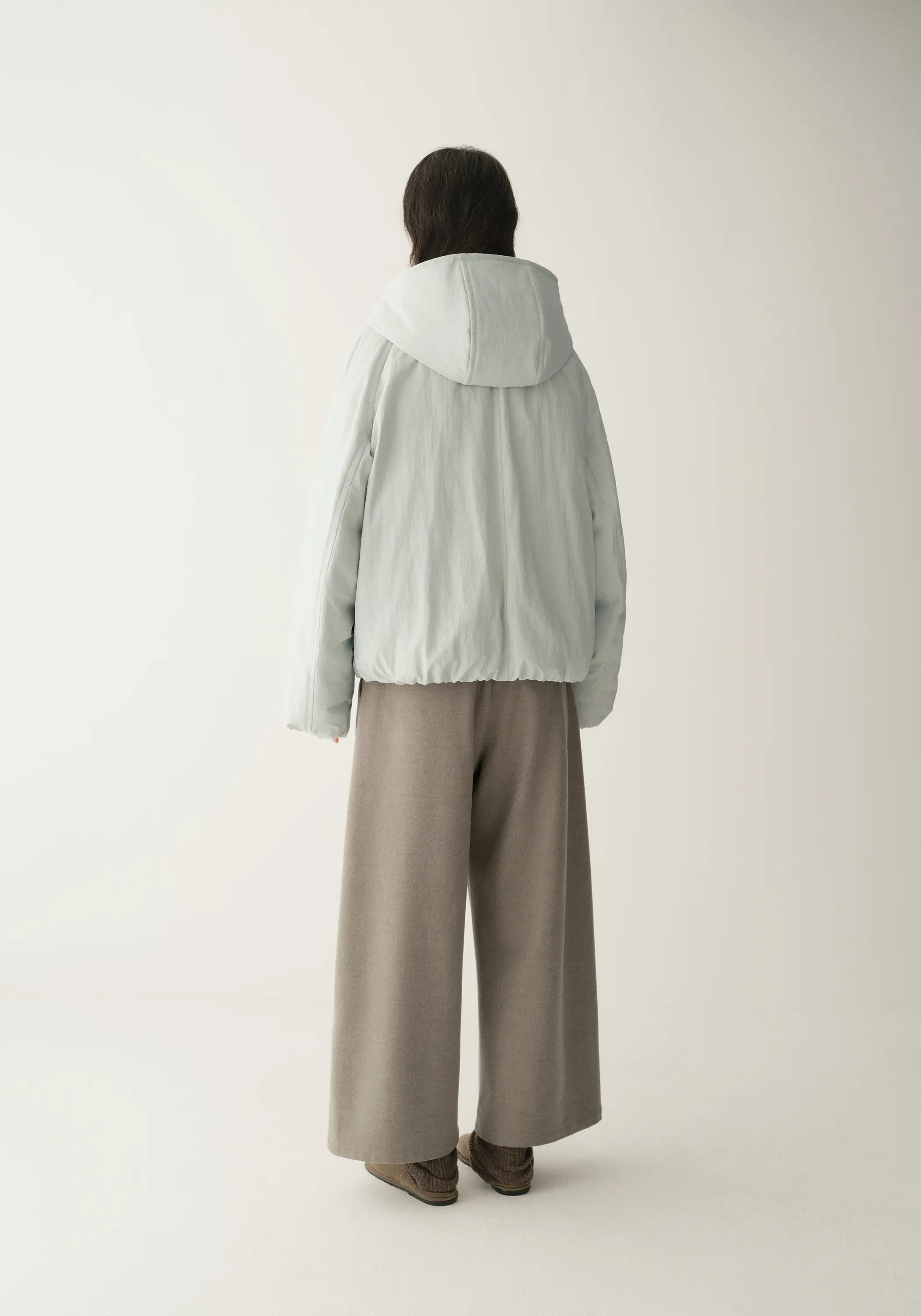 Tie-scarf Down Jacket - Image 25