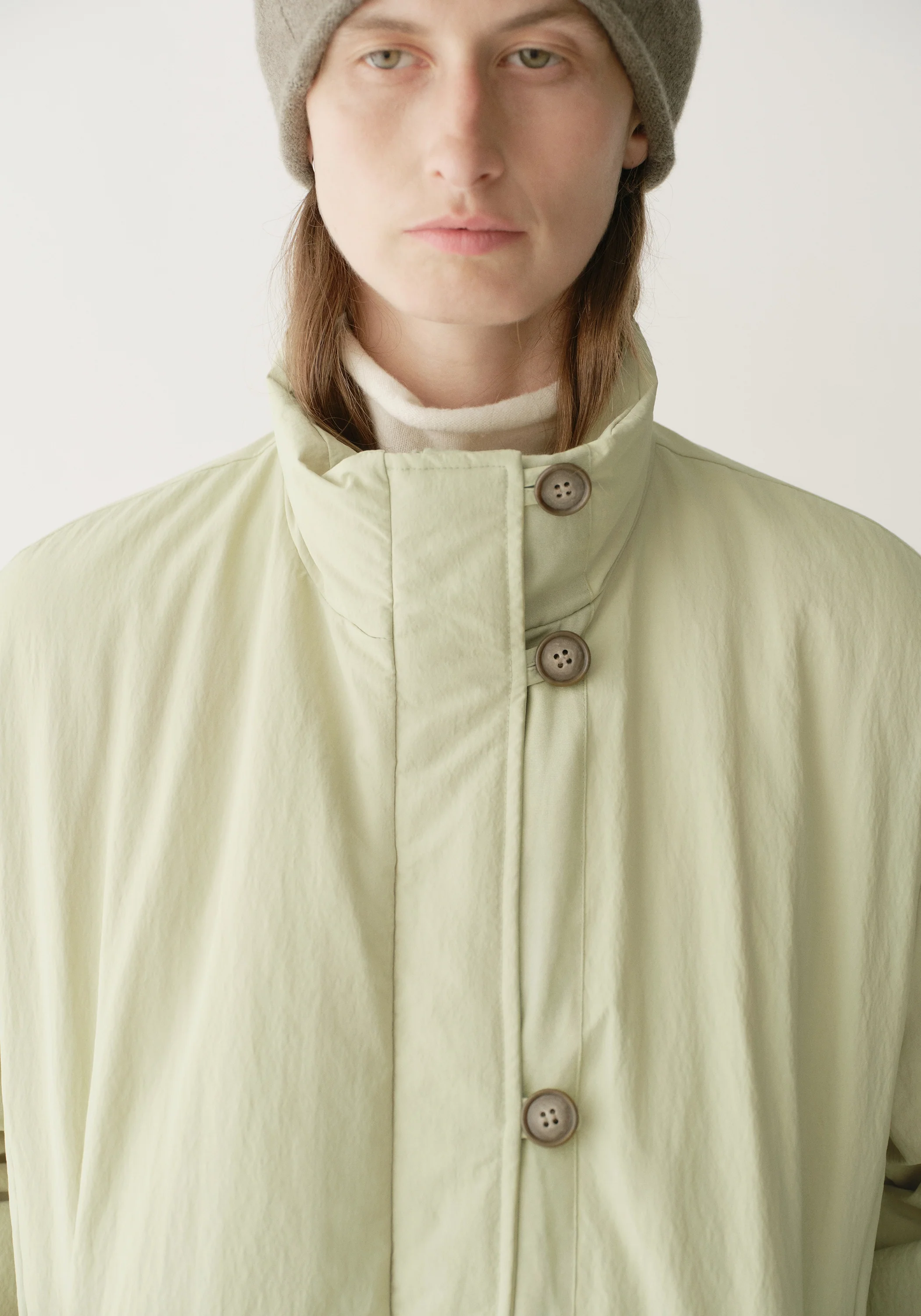 Asymmetric Long Down Jacket - Image 14