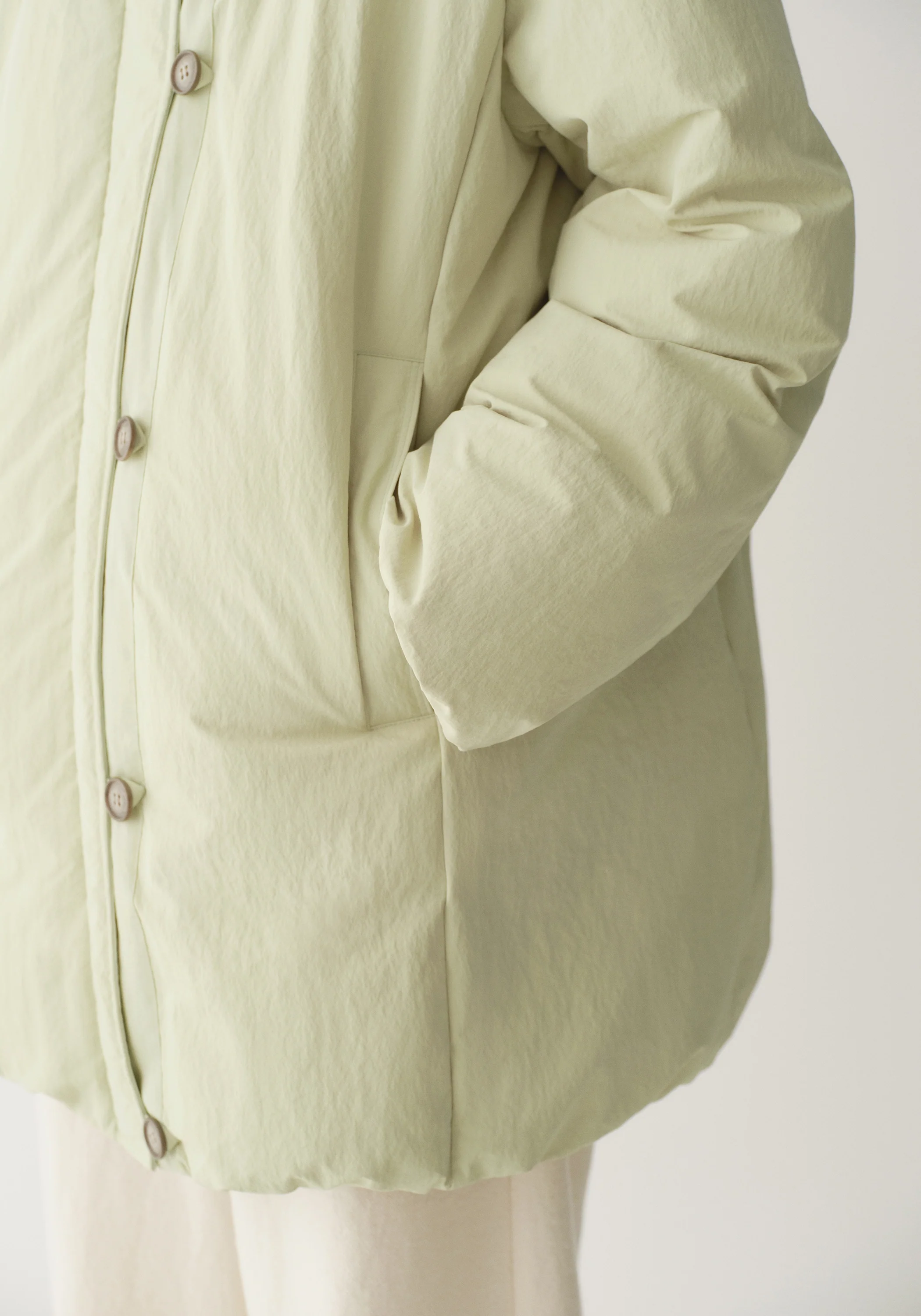 Asymmetric Long Down Jacket - Image 16