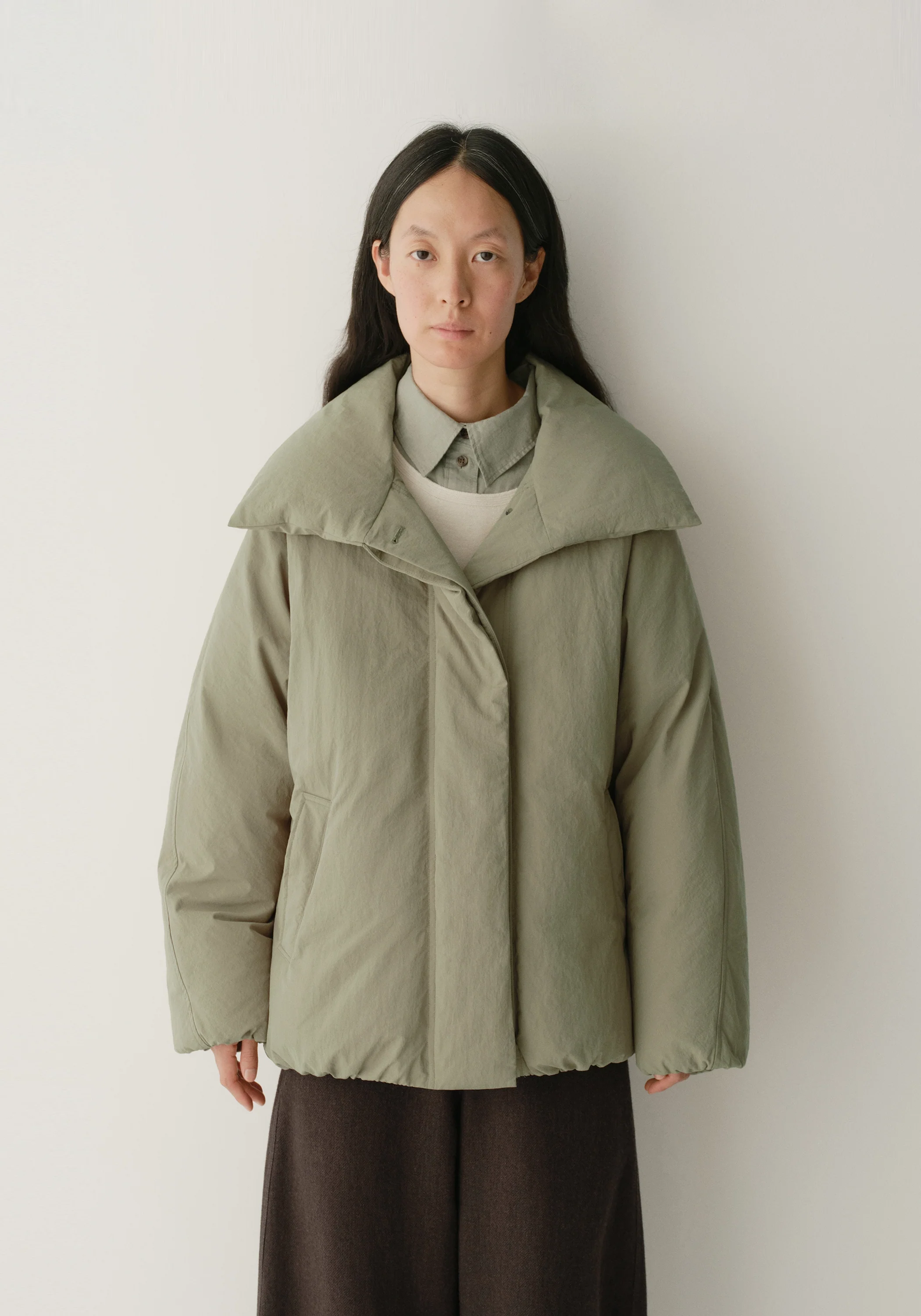 Batwing Sleeve Down Jacket