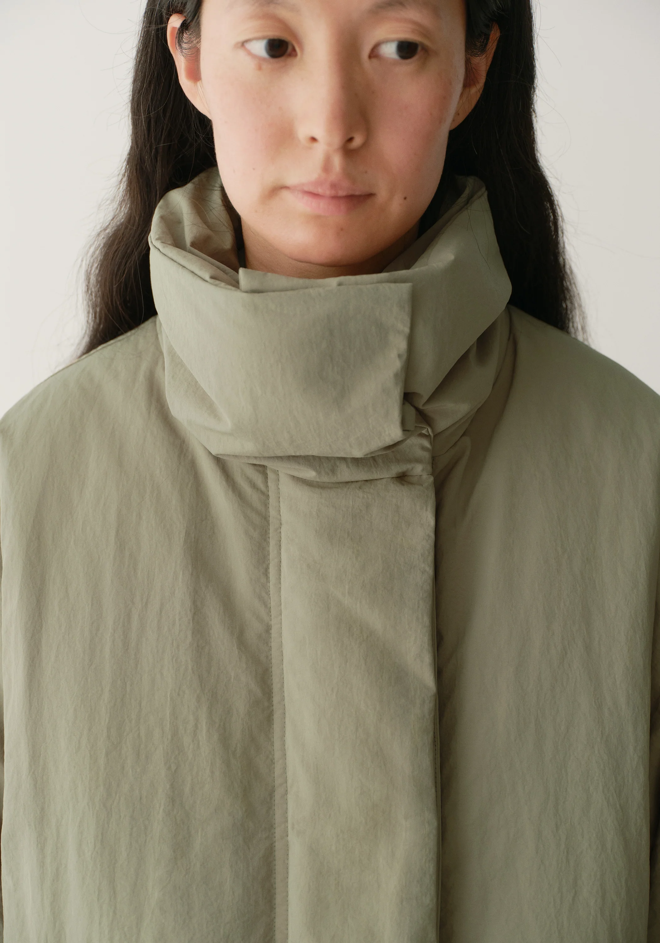 Batwing Sleeve Down Jacket - Image 8