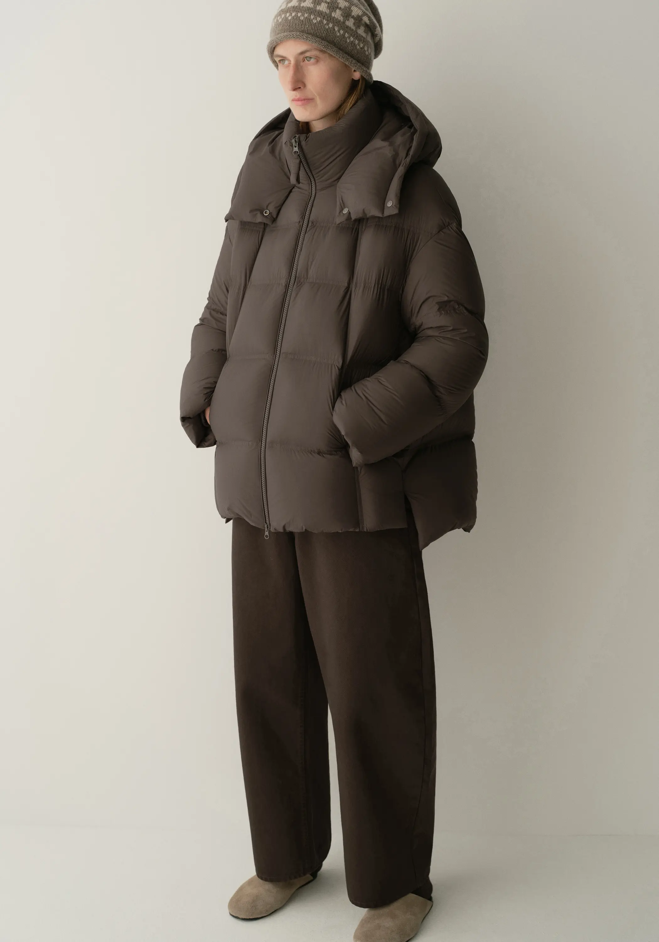 Puffer Quilted Down Short Jacket - Image 12