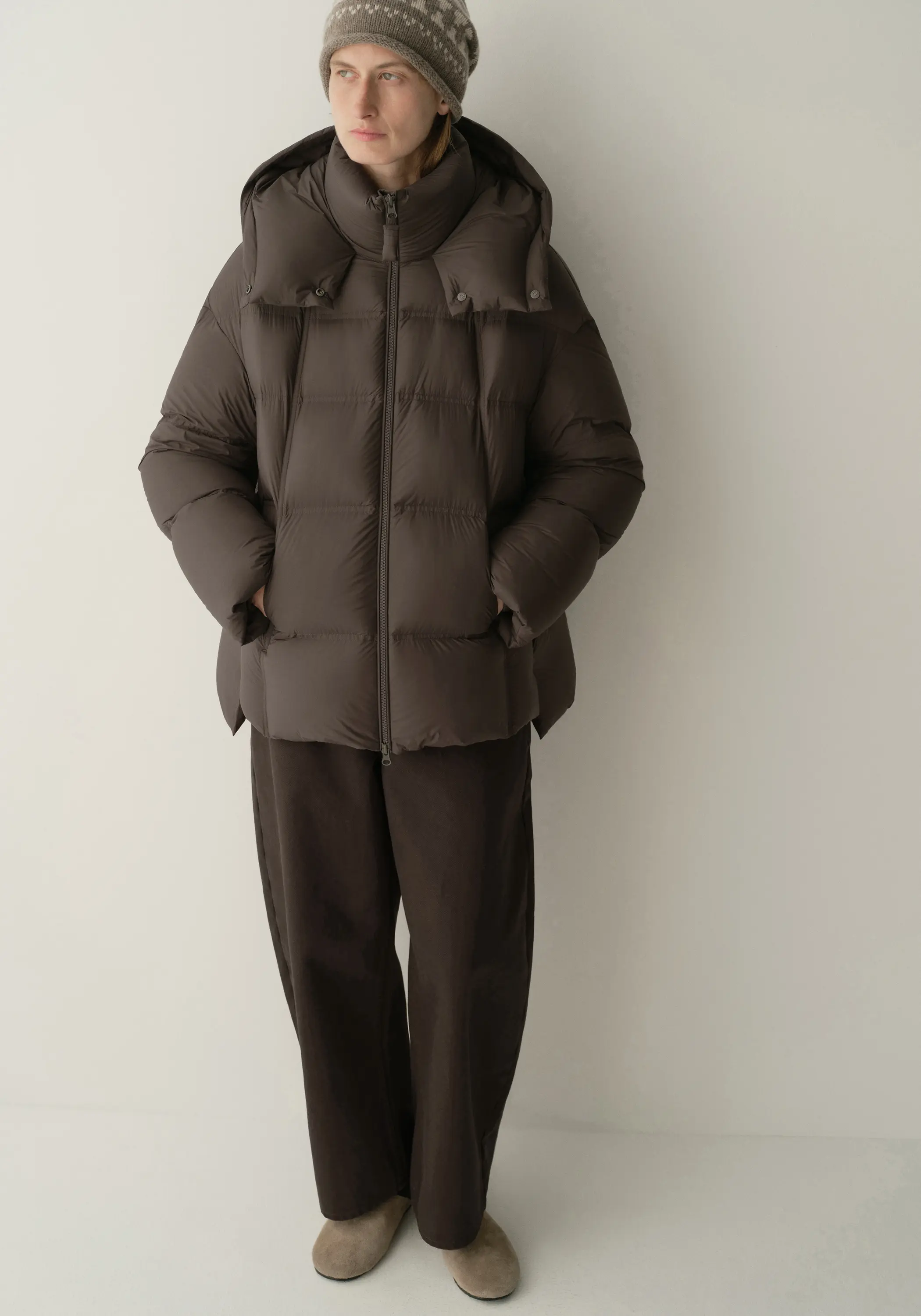Puffer Quilted Down Short Jacket - Image 13