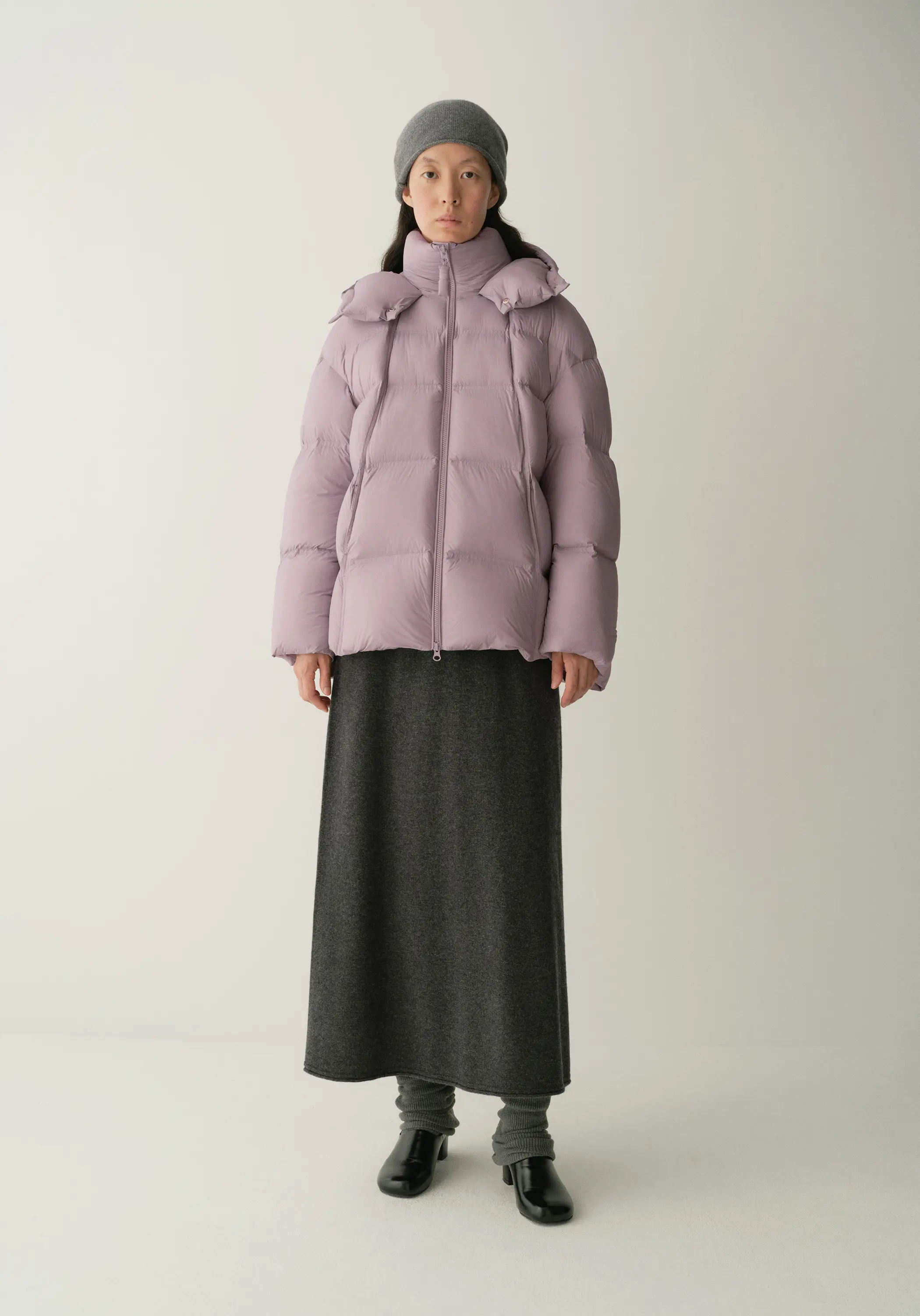 Puffer Quilted Down Short Jacket - Image 14