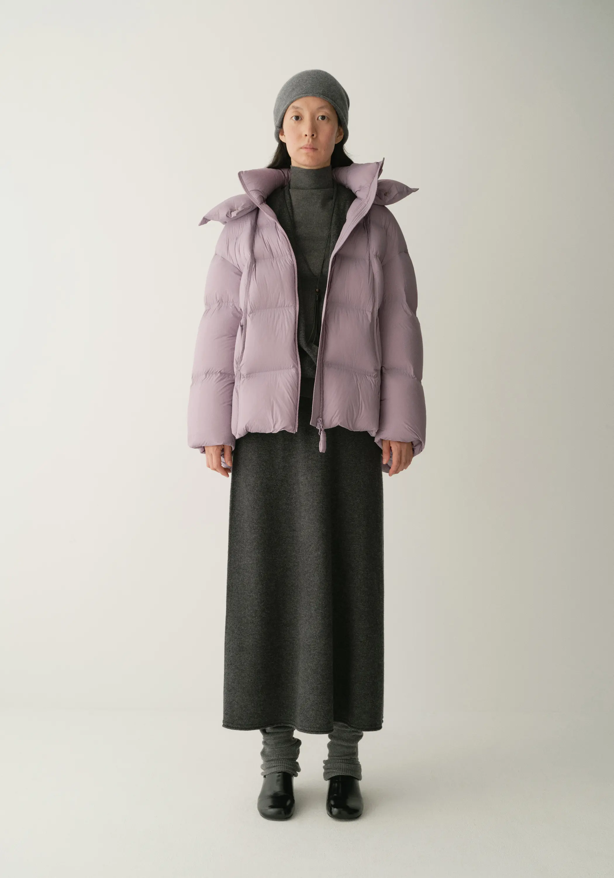 Puffer Quilted Down Short Jacket - Image 15