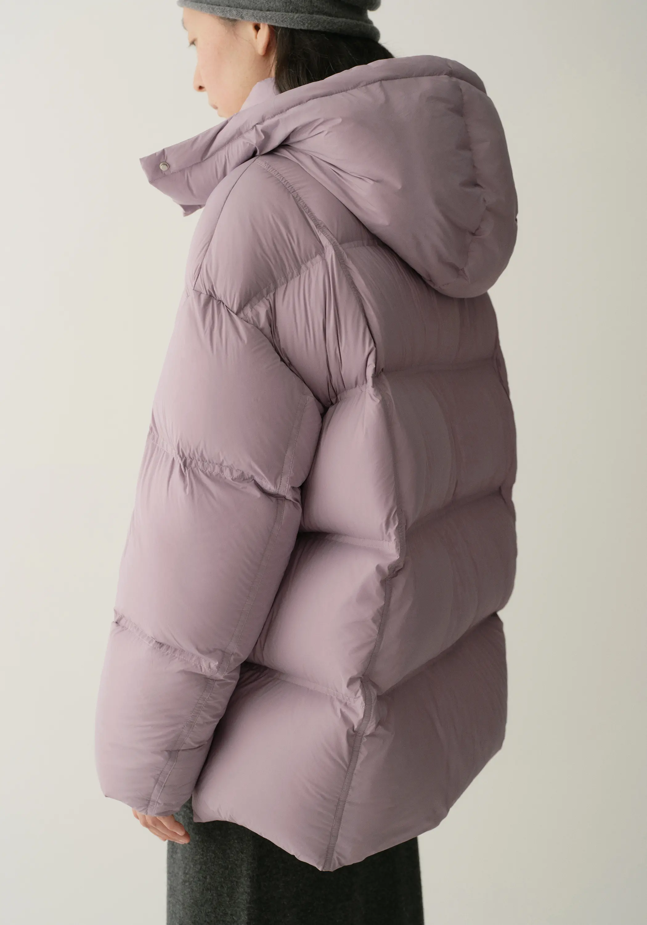 Puffer Quilted Down Short Jacket - Image 19