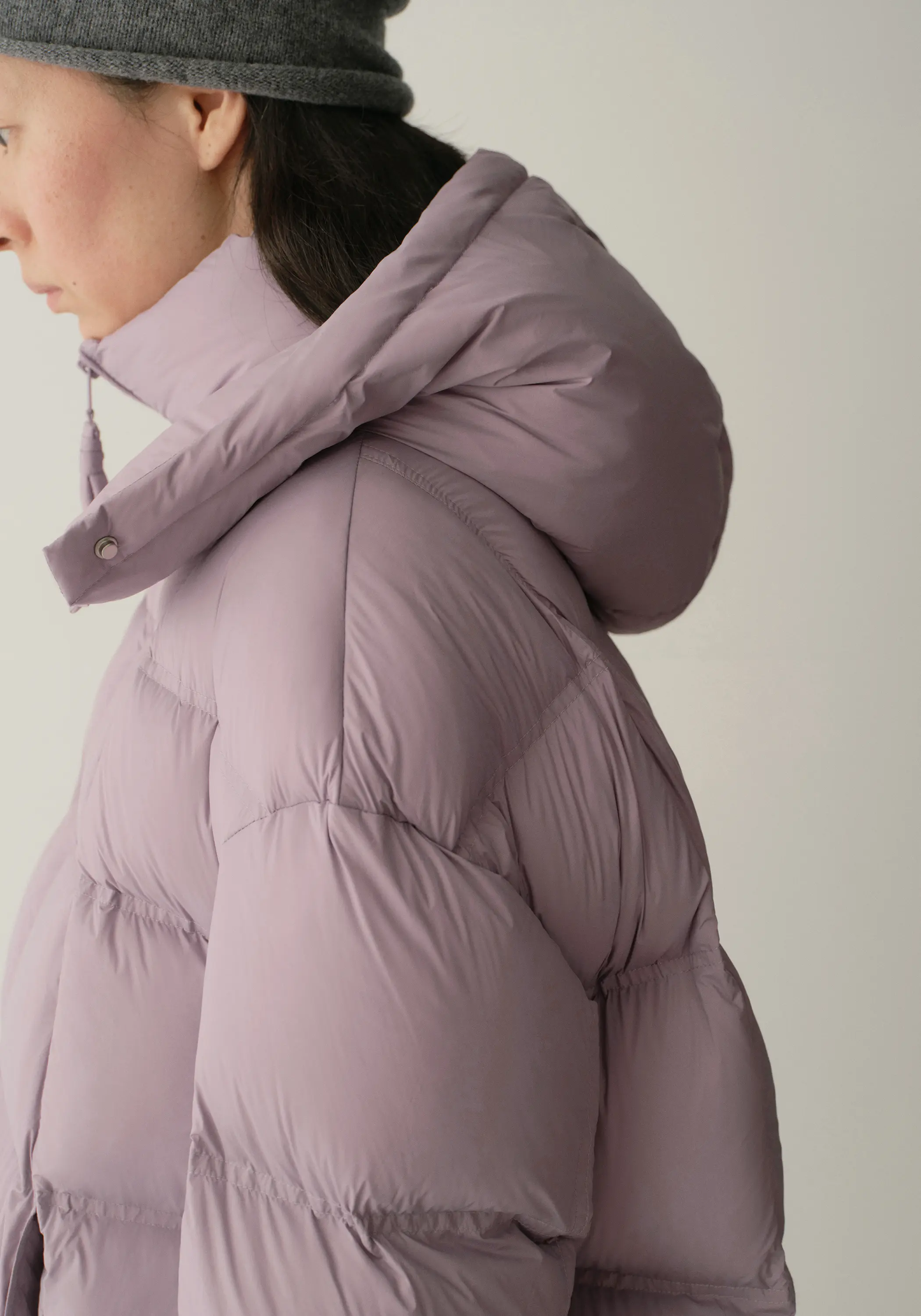Puffer Quilted Down Short Jacket - Image 22