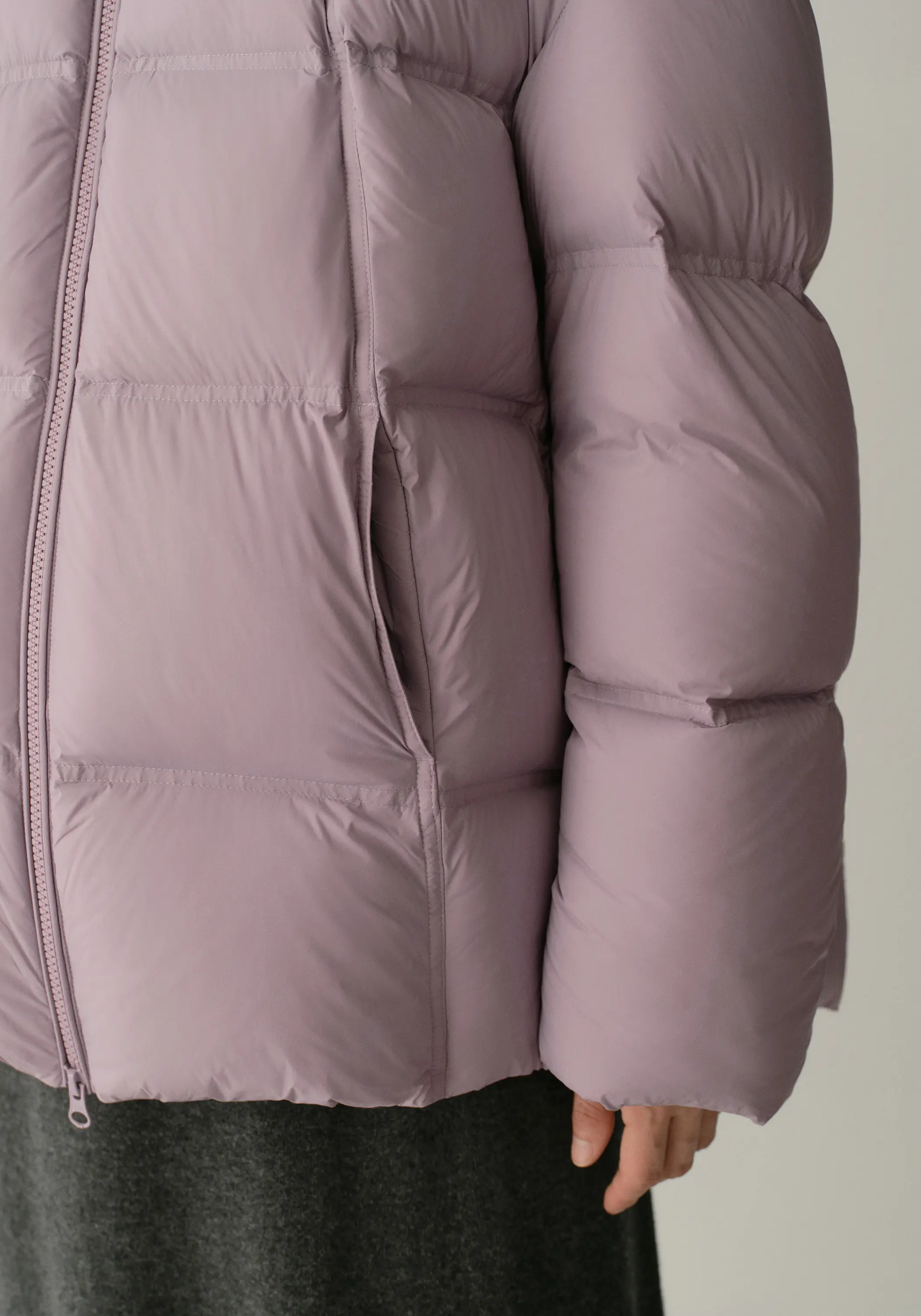Puffer Quilted Down Short Jacket - Image 24