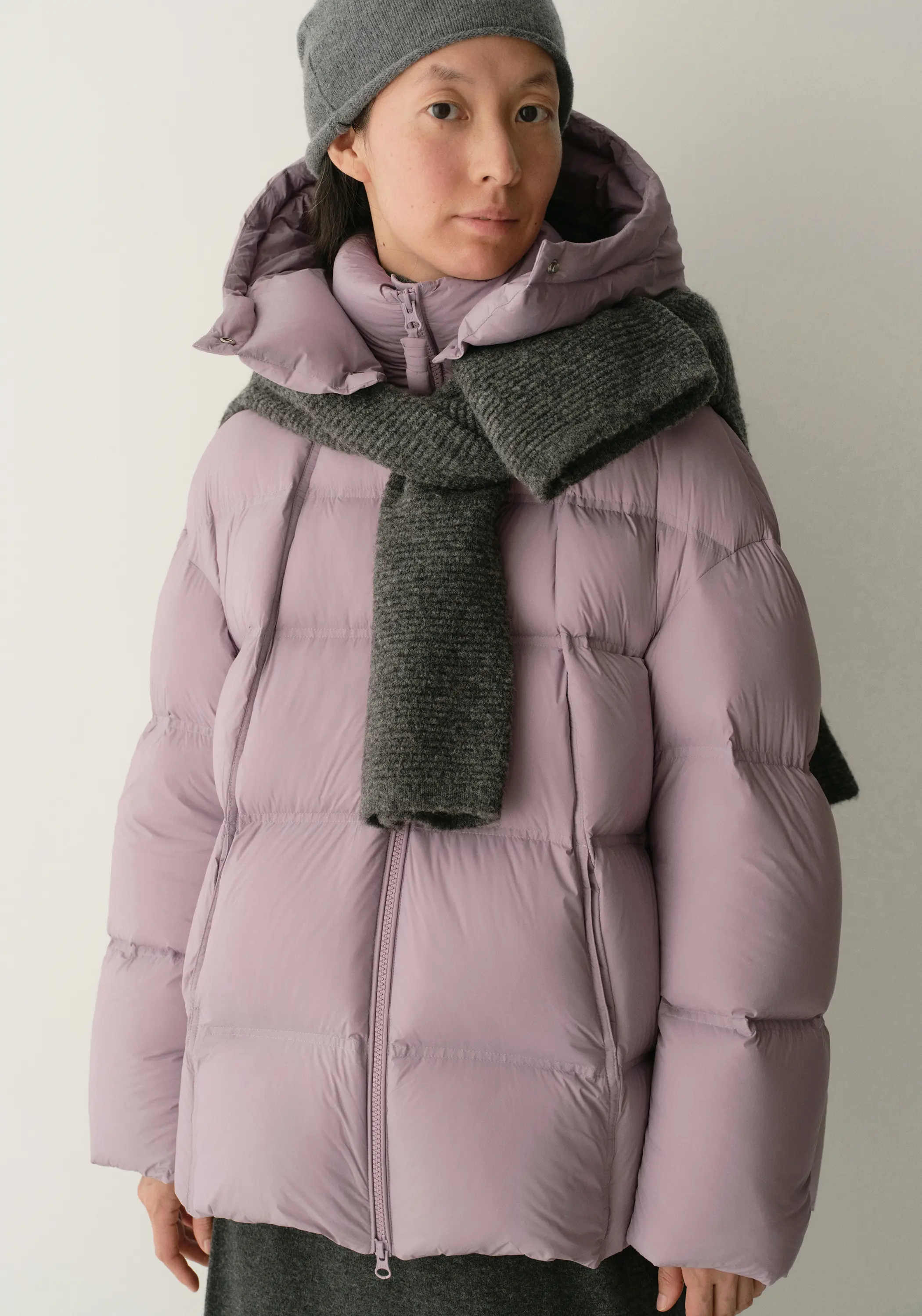 Puffer Quilted Down Short Jacket - Image 3
