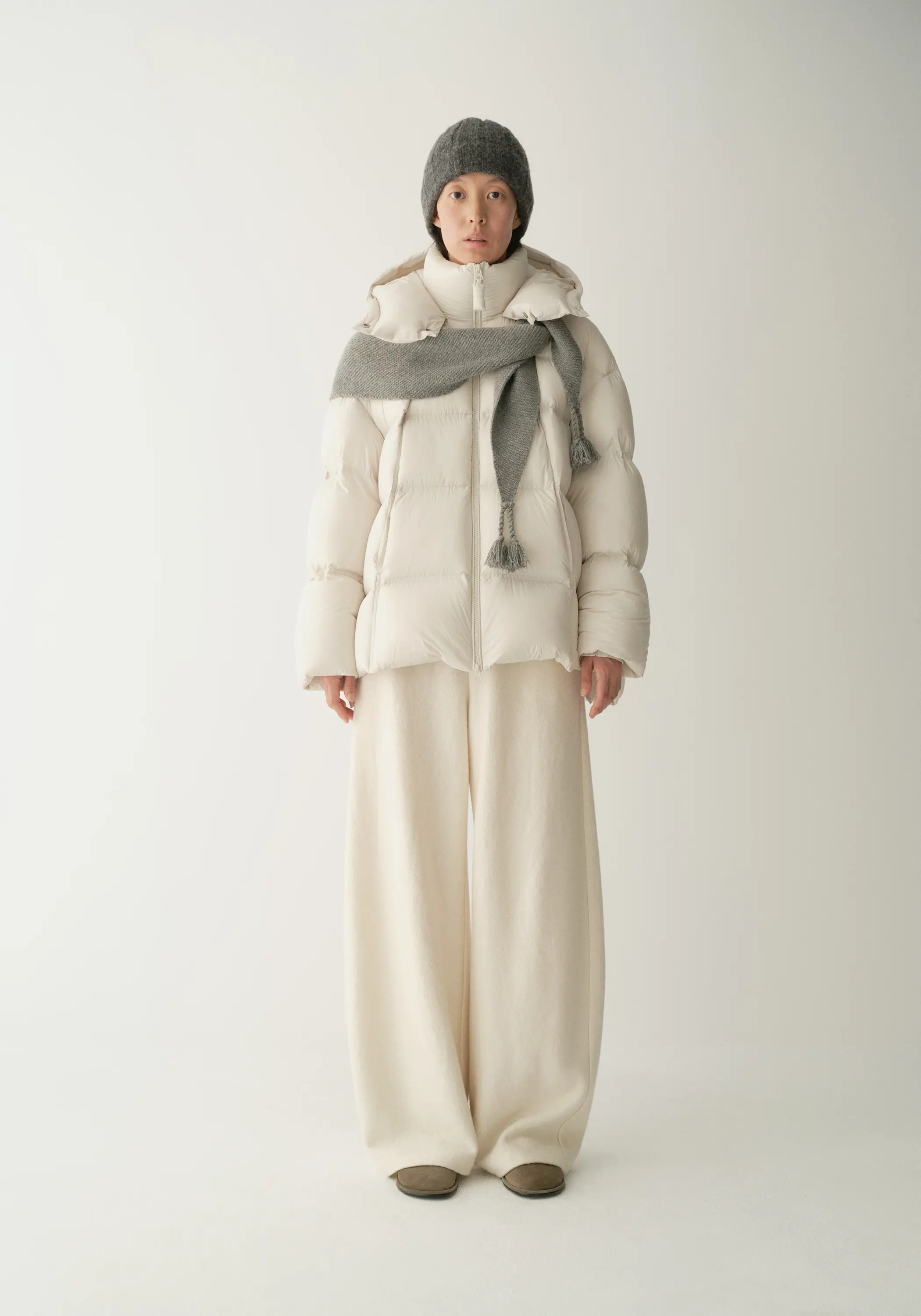 Puffer Quilted Down Short Jacket - Image 5