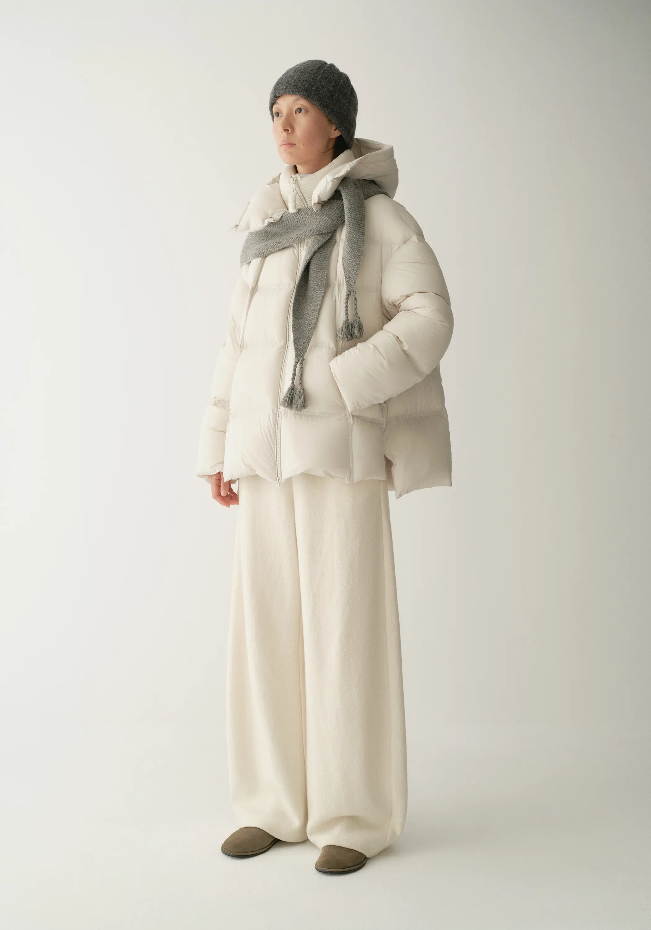 Puffer Quilted Down Short Jacket - Image 6