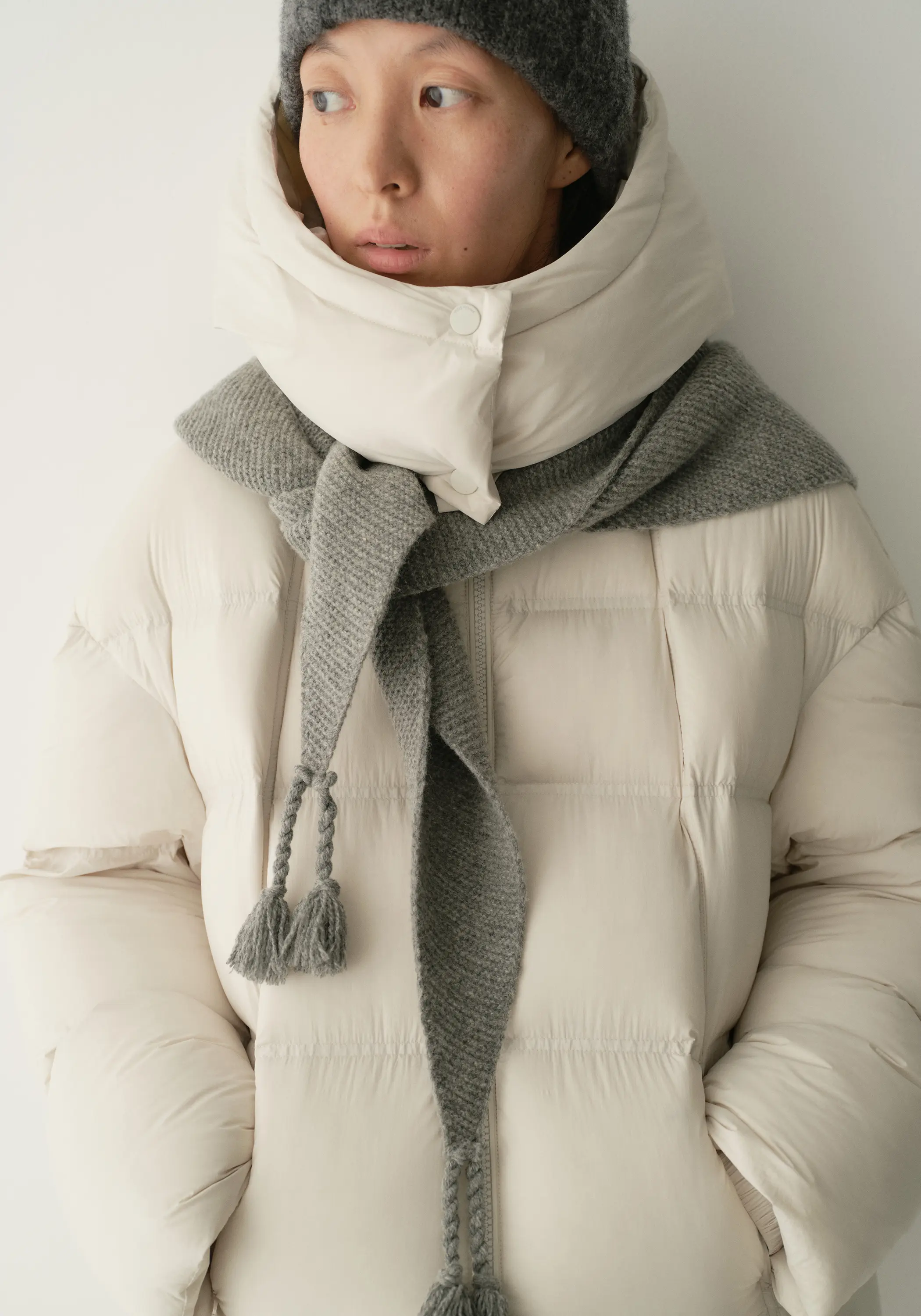 Puffer Quilted Down Short Jacket - Image 9