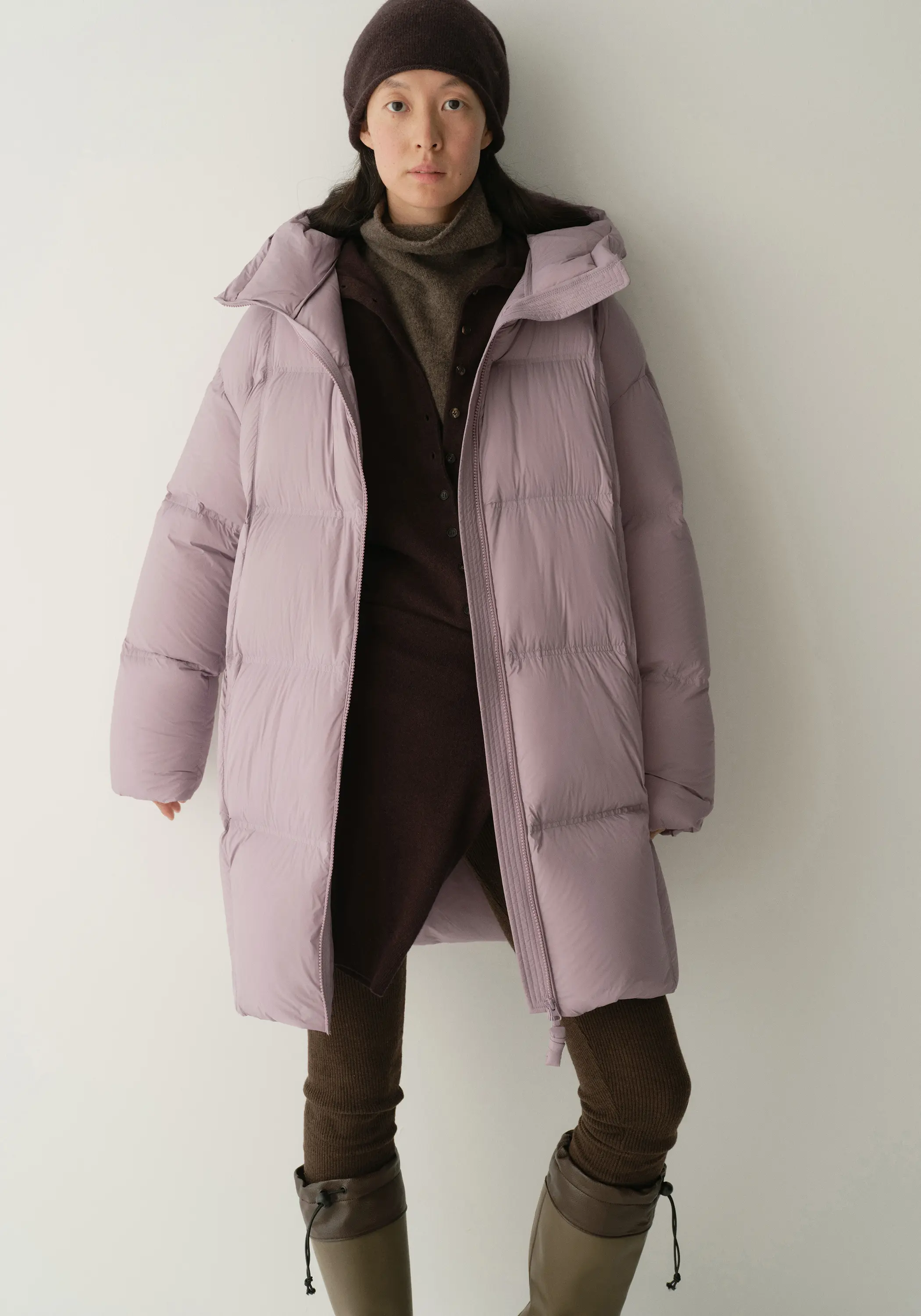 Puffer Quilted Down Coat - Image 4