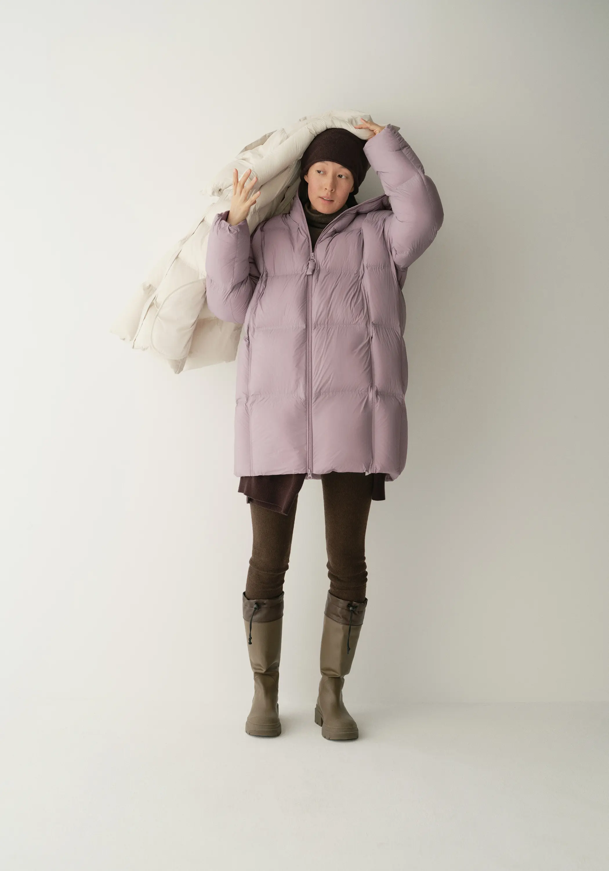Puffer Quilted Down Coat - Image 8