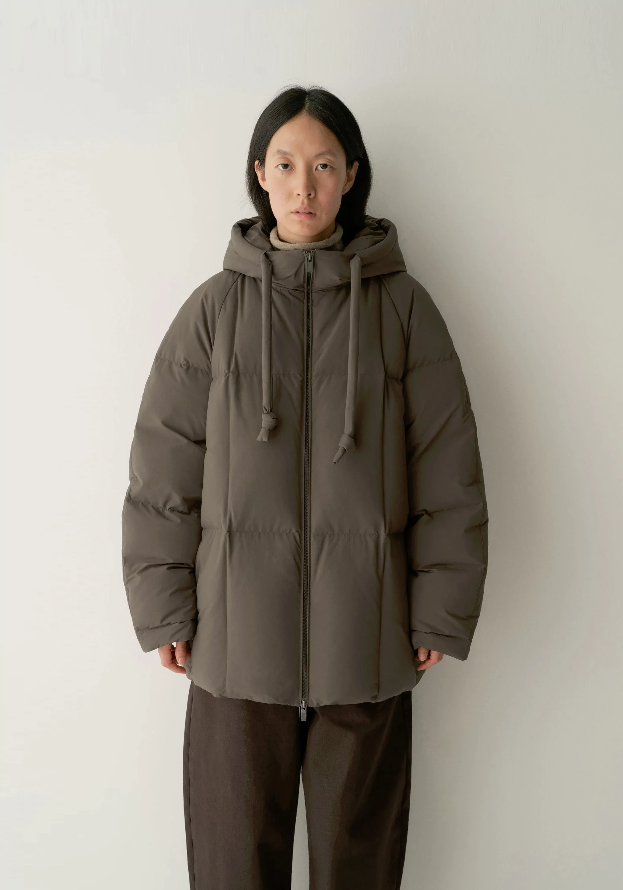 Hooded Puffer Down Jacket