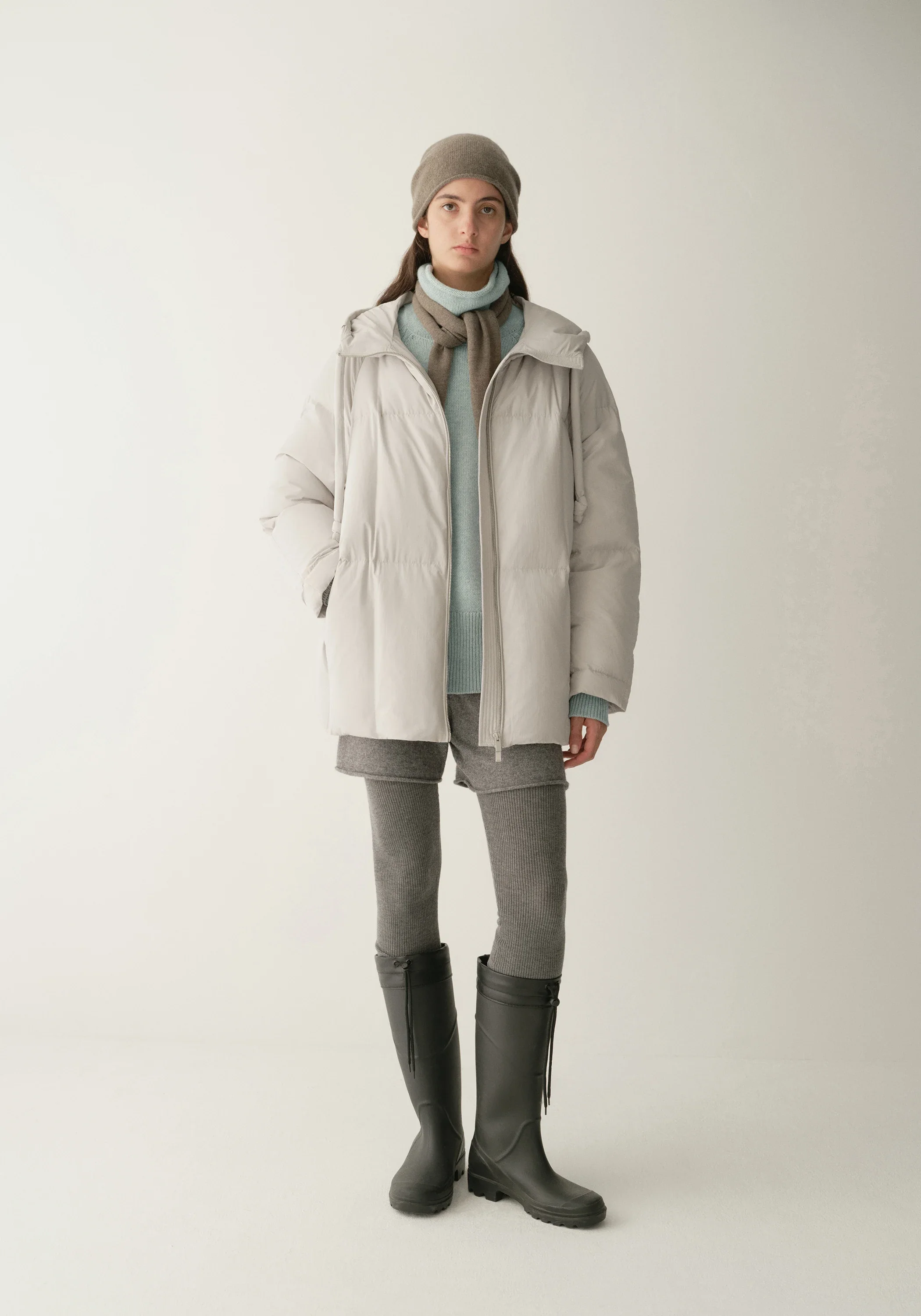 Hooded Puffer Down Jacket - Image 10