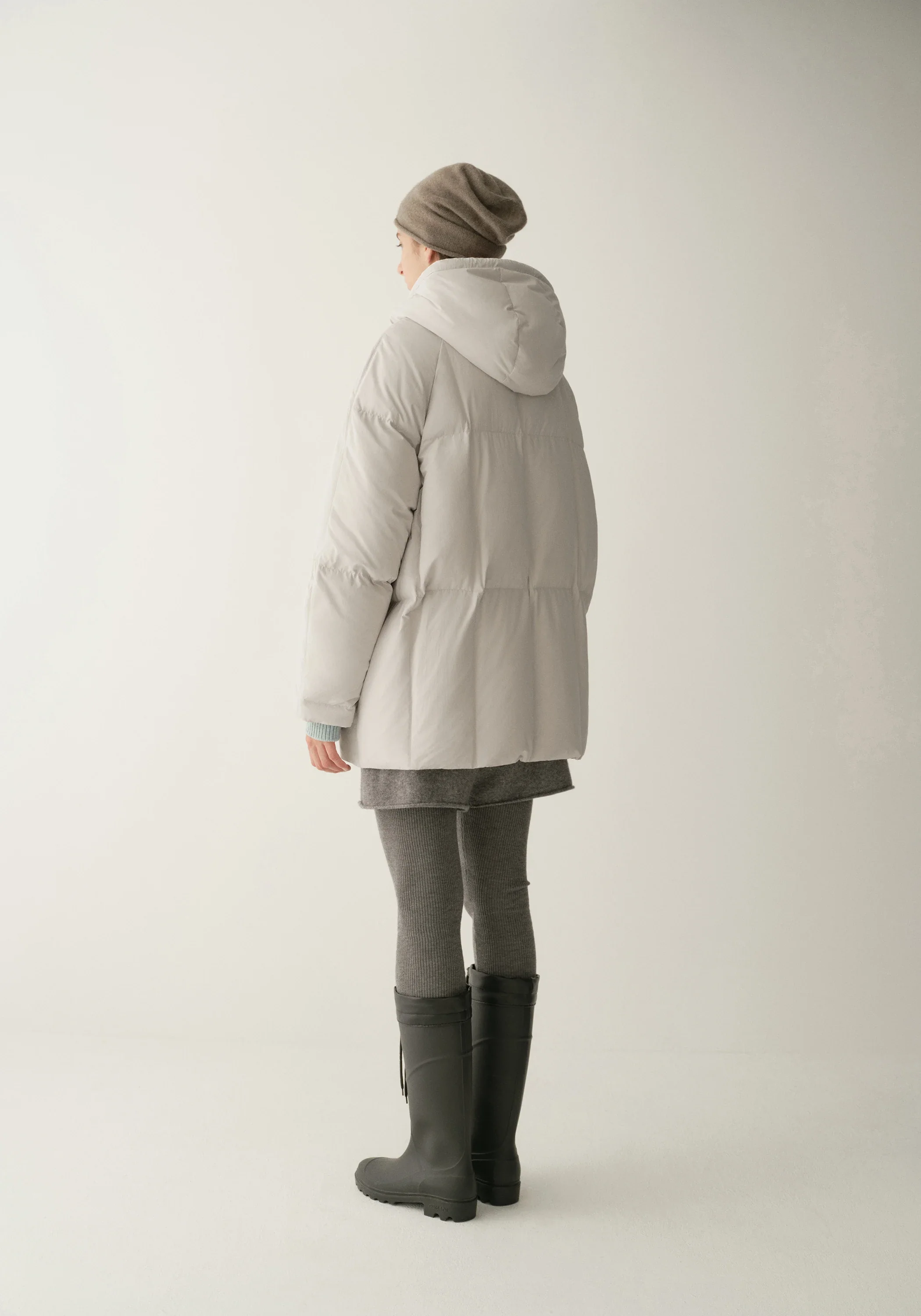 Hooded Puffer Down Jacket - Image 11