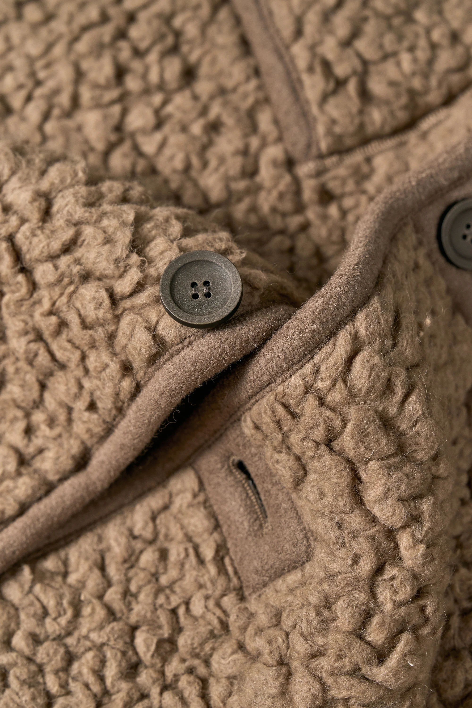 V-Neck Trimmed Wool  Jacket - Image 16