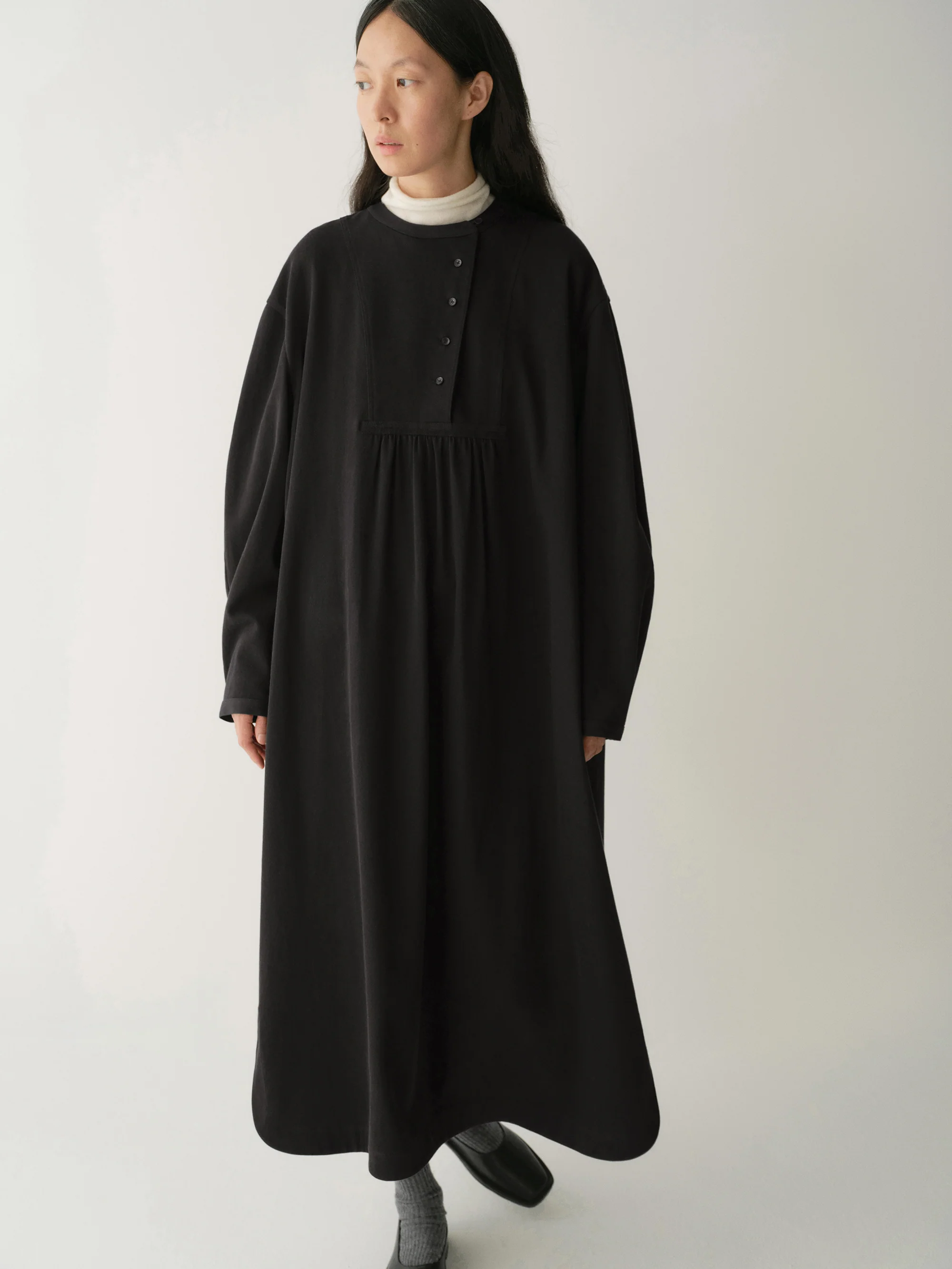 Asymmetric Shirt Dress - Image 7