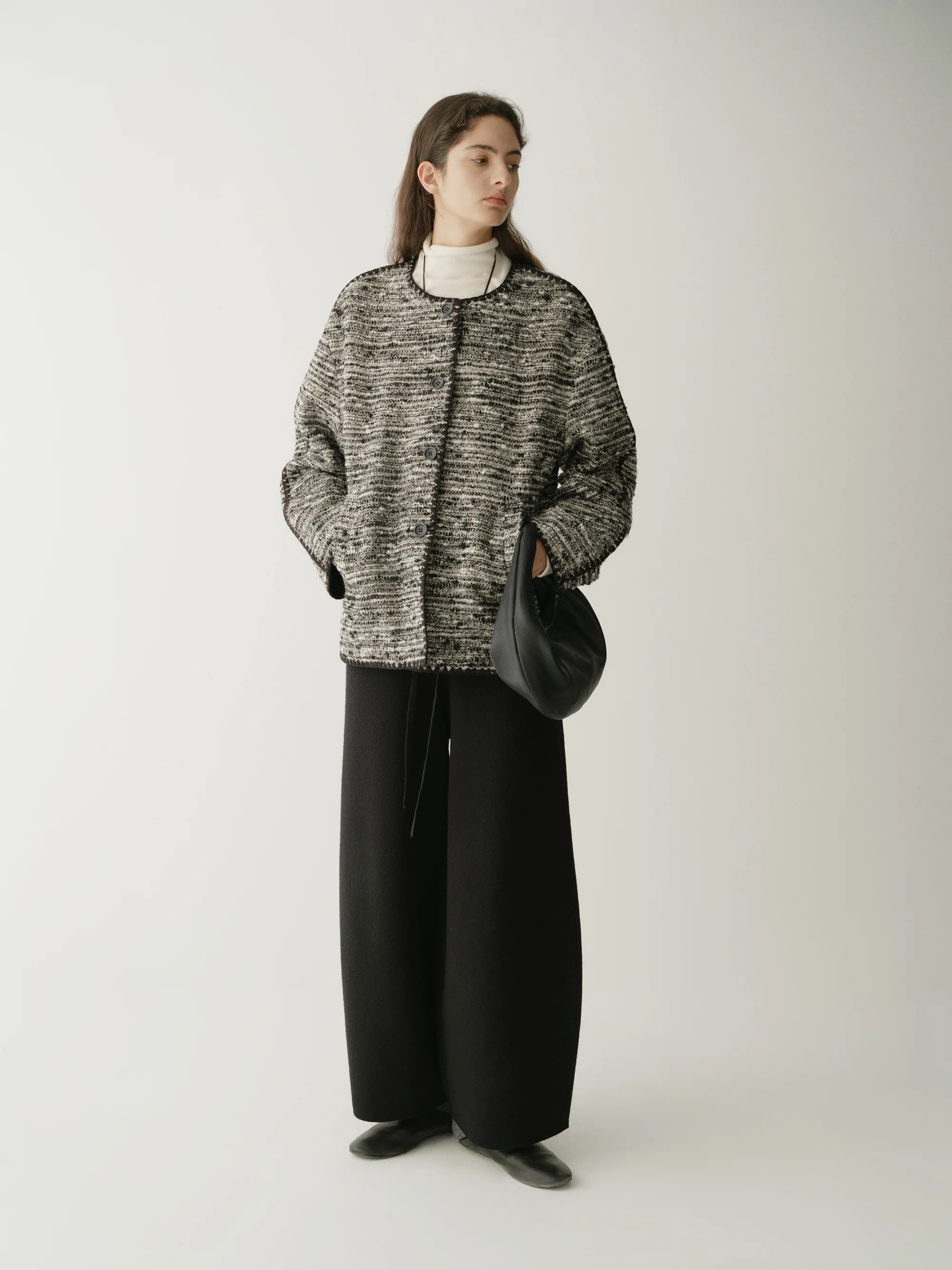 Mini Top-handle Moon Bag - Image 5
