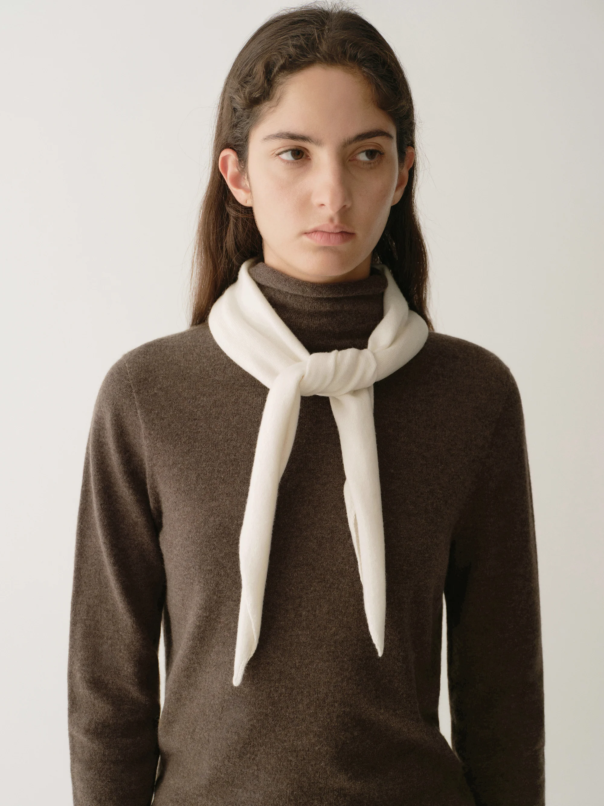 Nautical Striped Knit Triangle Scarf - Image 16