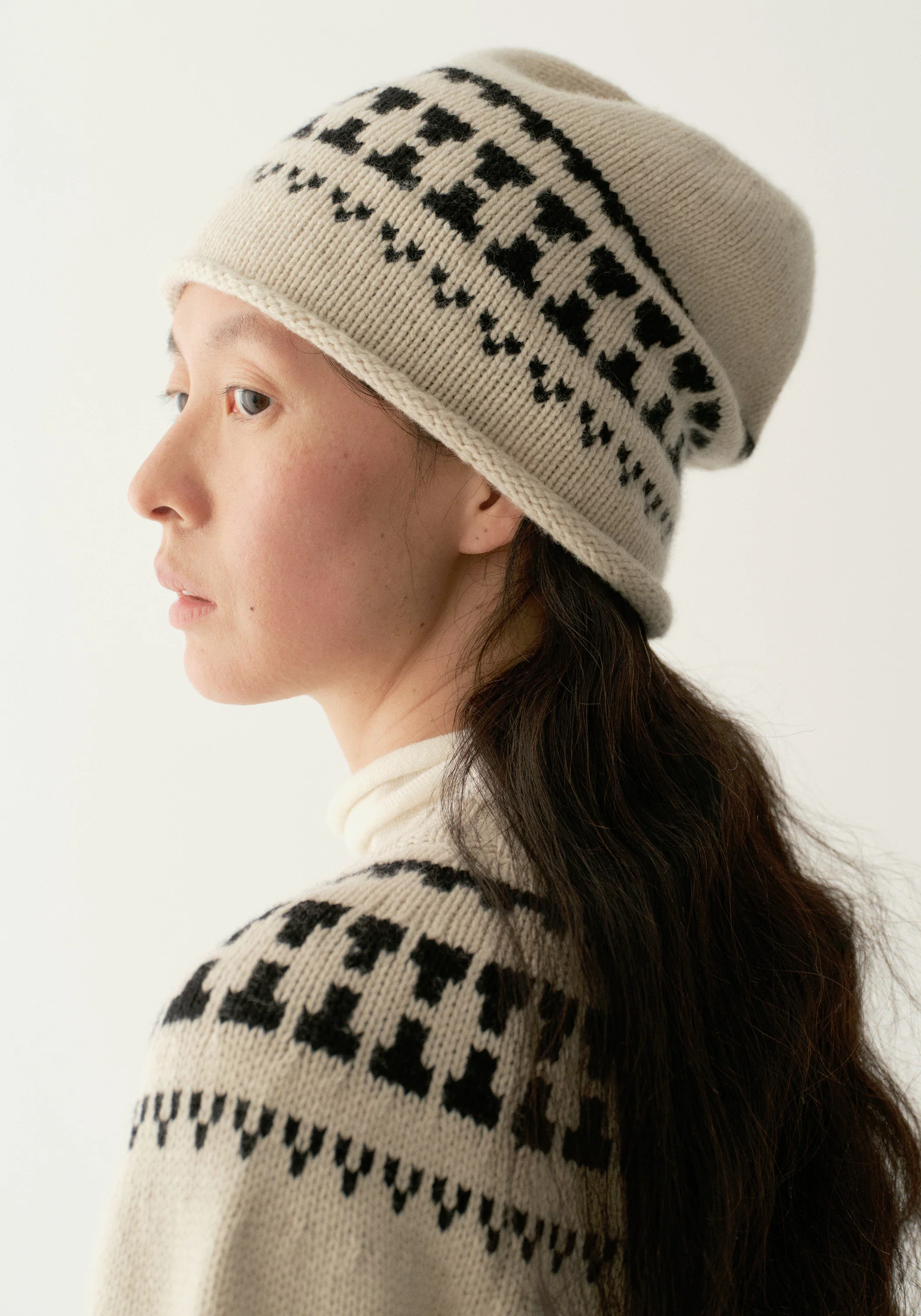 Fair Isle Knitted Beanie