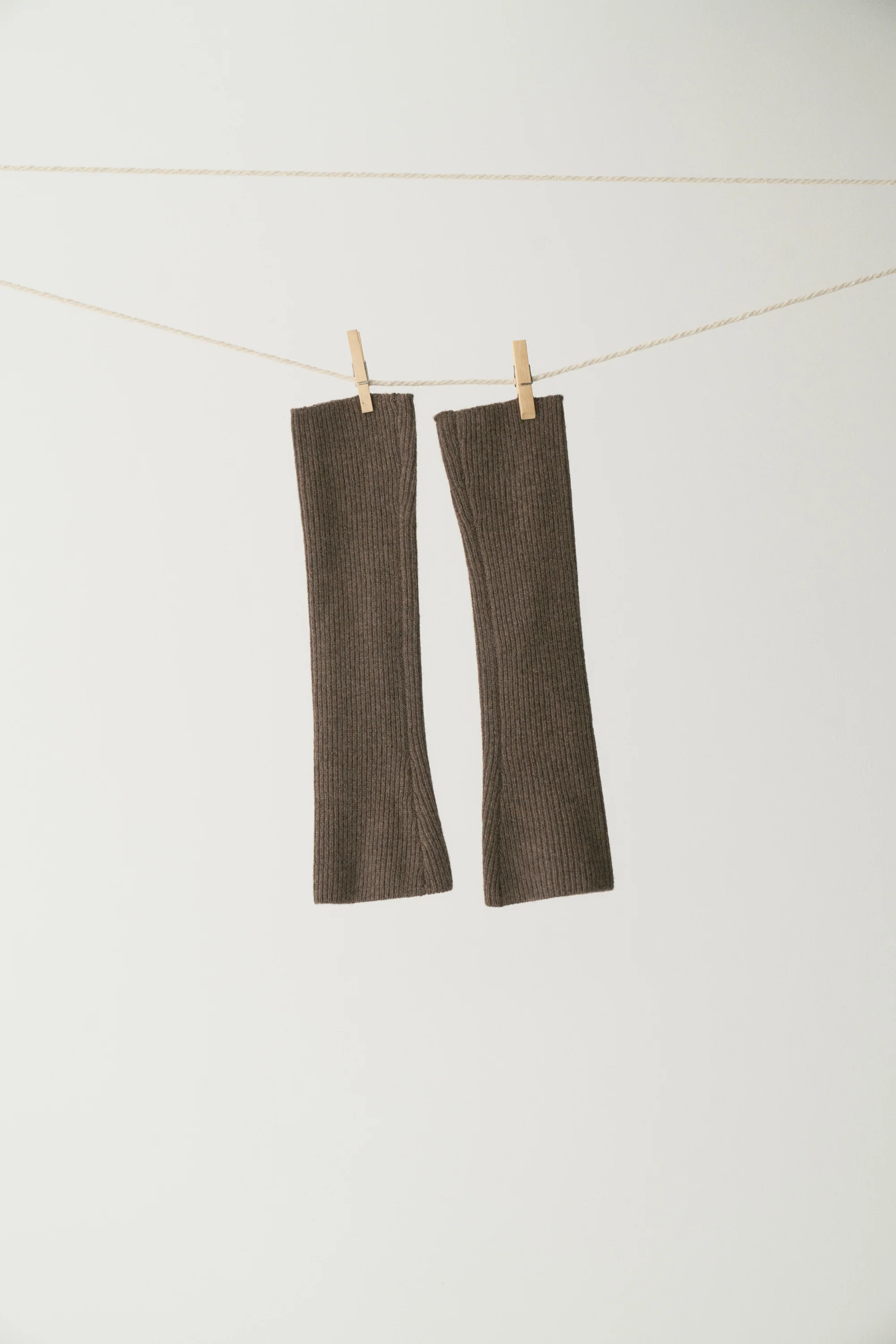 Wool Knit Slouch Leg Warmers