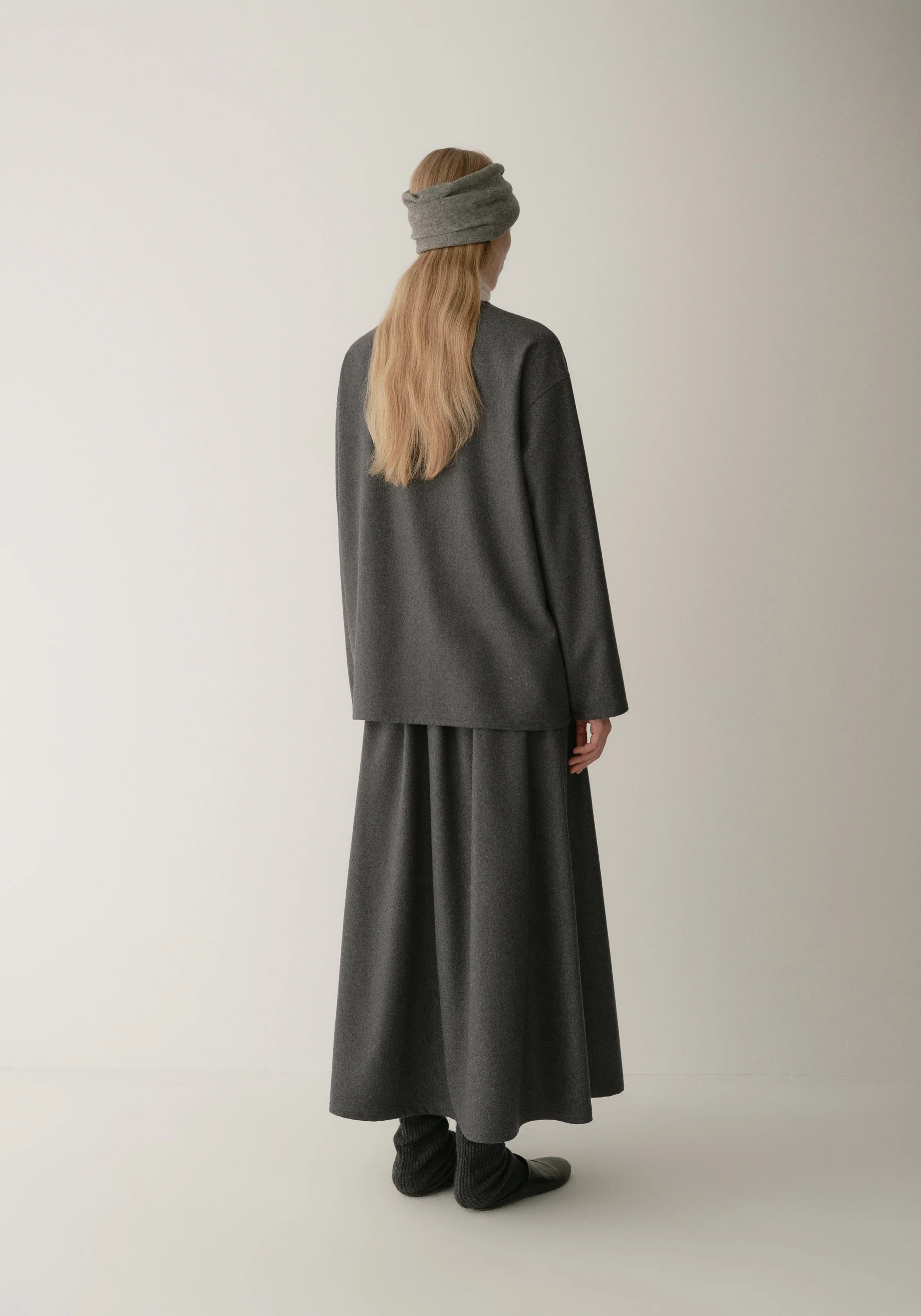 Scarf-tie Wool Top - Image 6