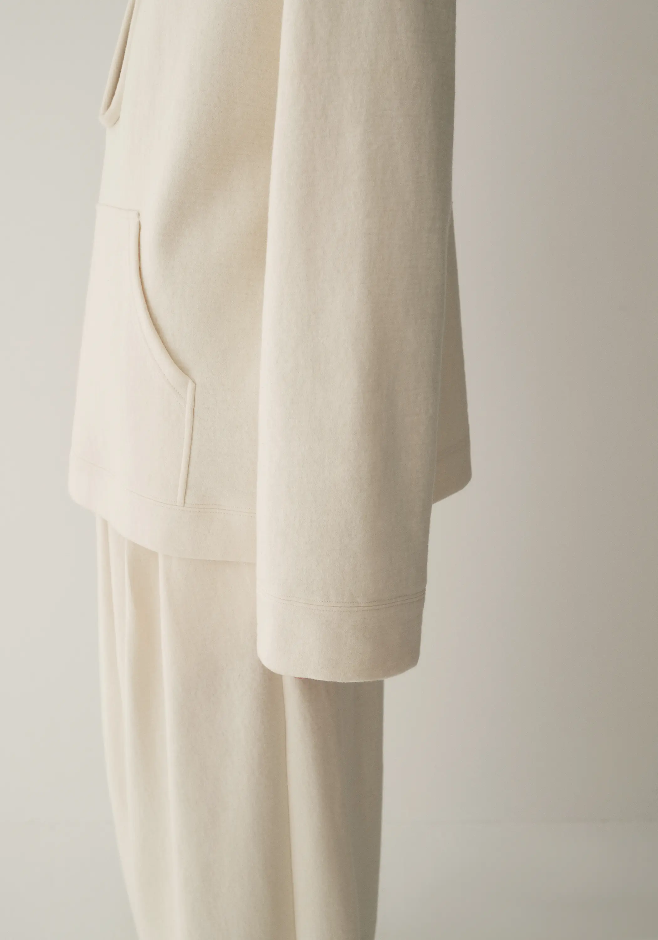 Two-way Wool Hoodie - Image 16