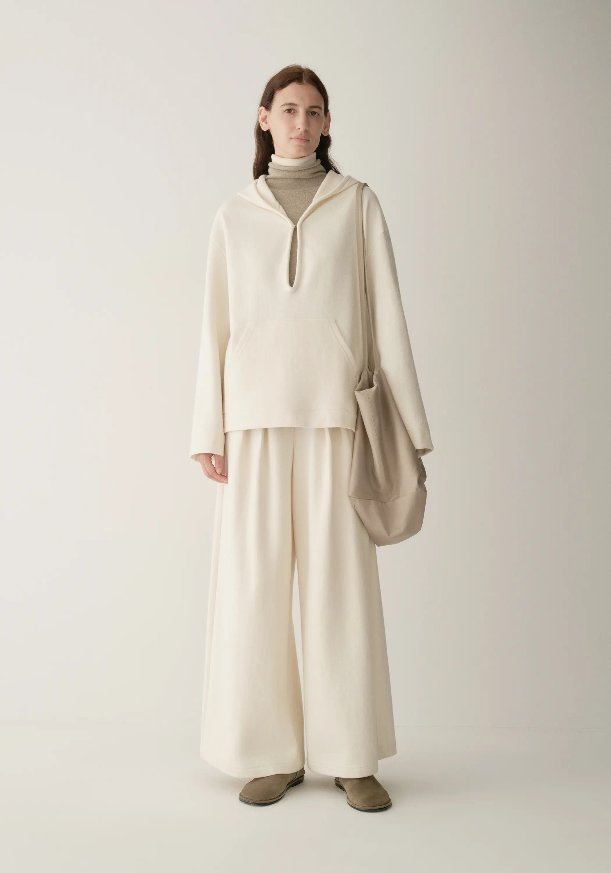 Two-way Wool Hoodie - Image 2